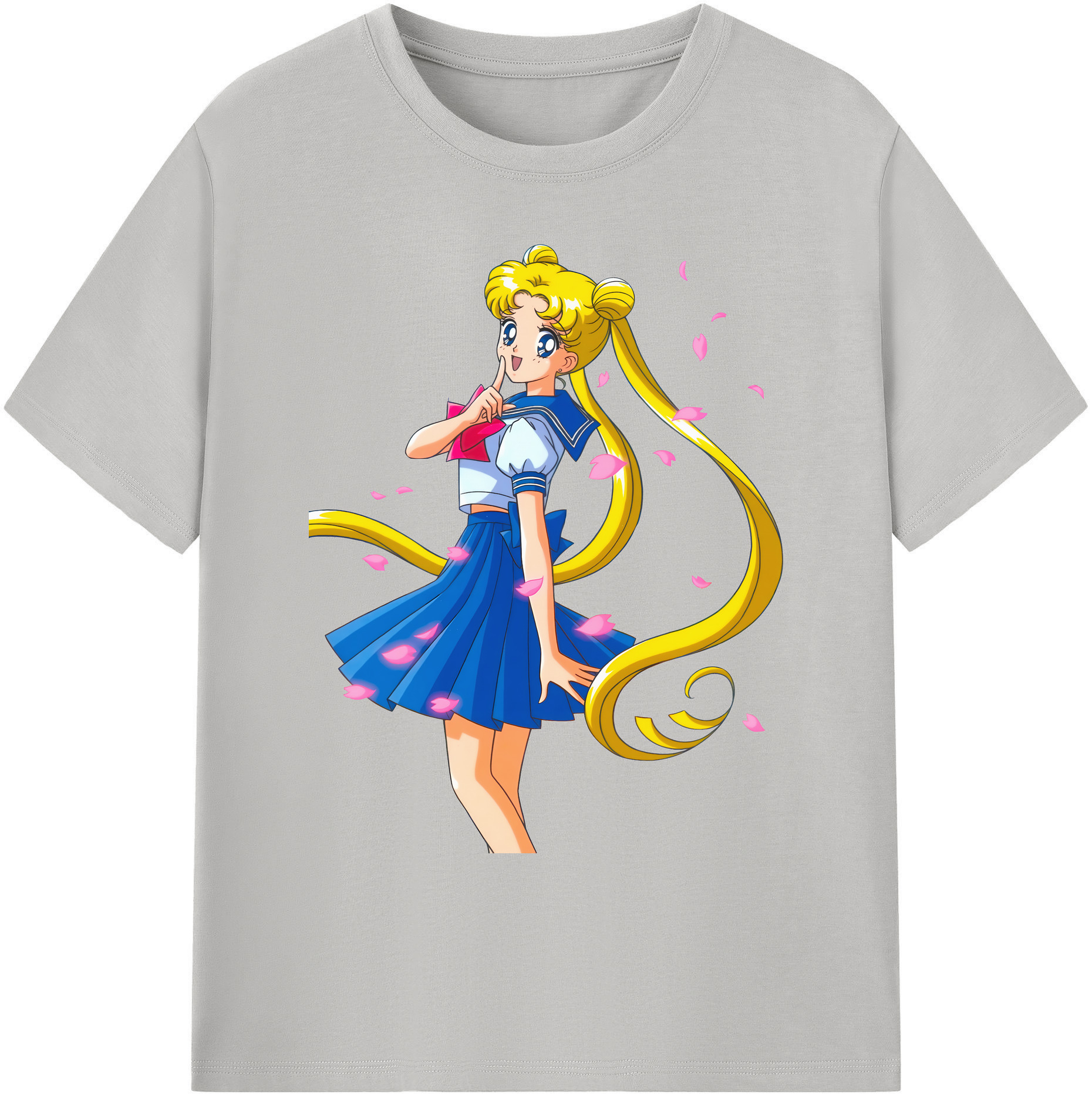 （画像用） 美少女戦士セーラームーン 愛野 美奈子 あいの みなこ Sailor Moon Aino Minako 綿100％ メンズ半袖Tシャツ｜肌触りやわらか＆通気性