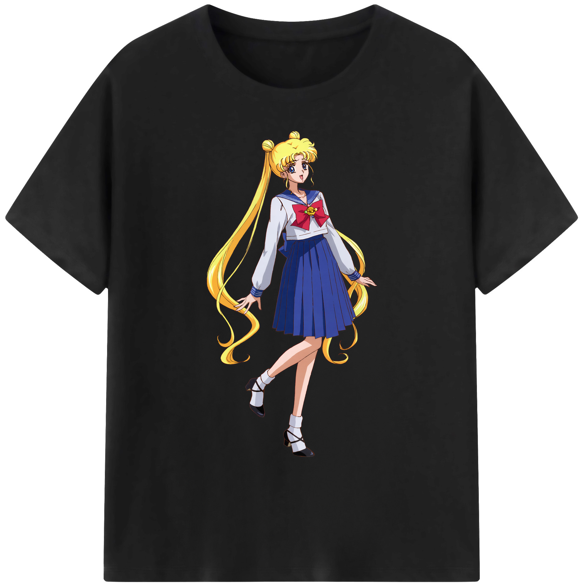 （画像用） 美少女戦士セーラームーン 愛野 美奈子 あいの みなこ Sailor Moon Aino Minako 綿100％ メンズ半袖Tシャツ｜肌触りやわらか＆通気性