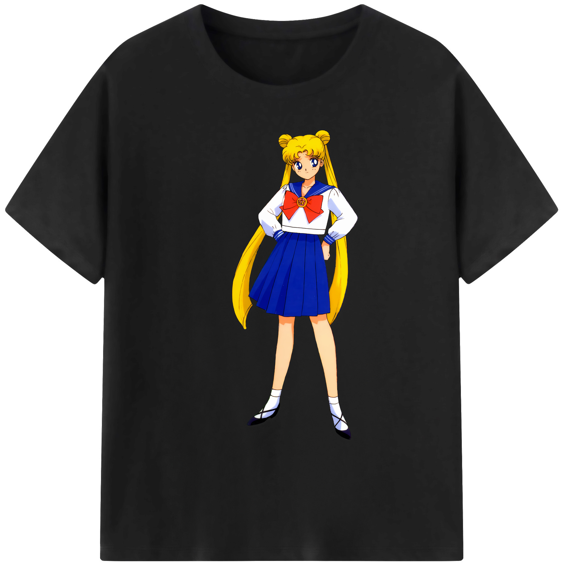 （画像用） 美少女戦士セーラームーン 愛野 美奈子 あいの みなこ Sailor Moon Aino Minako 綿100％ メンズ半袖Tシャツ｜肌触りやわらか＆通気性