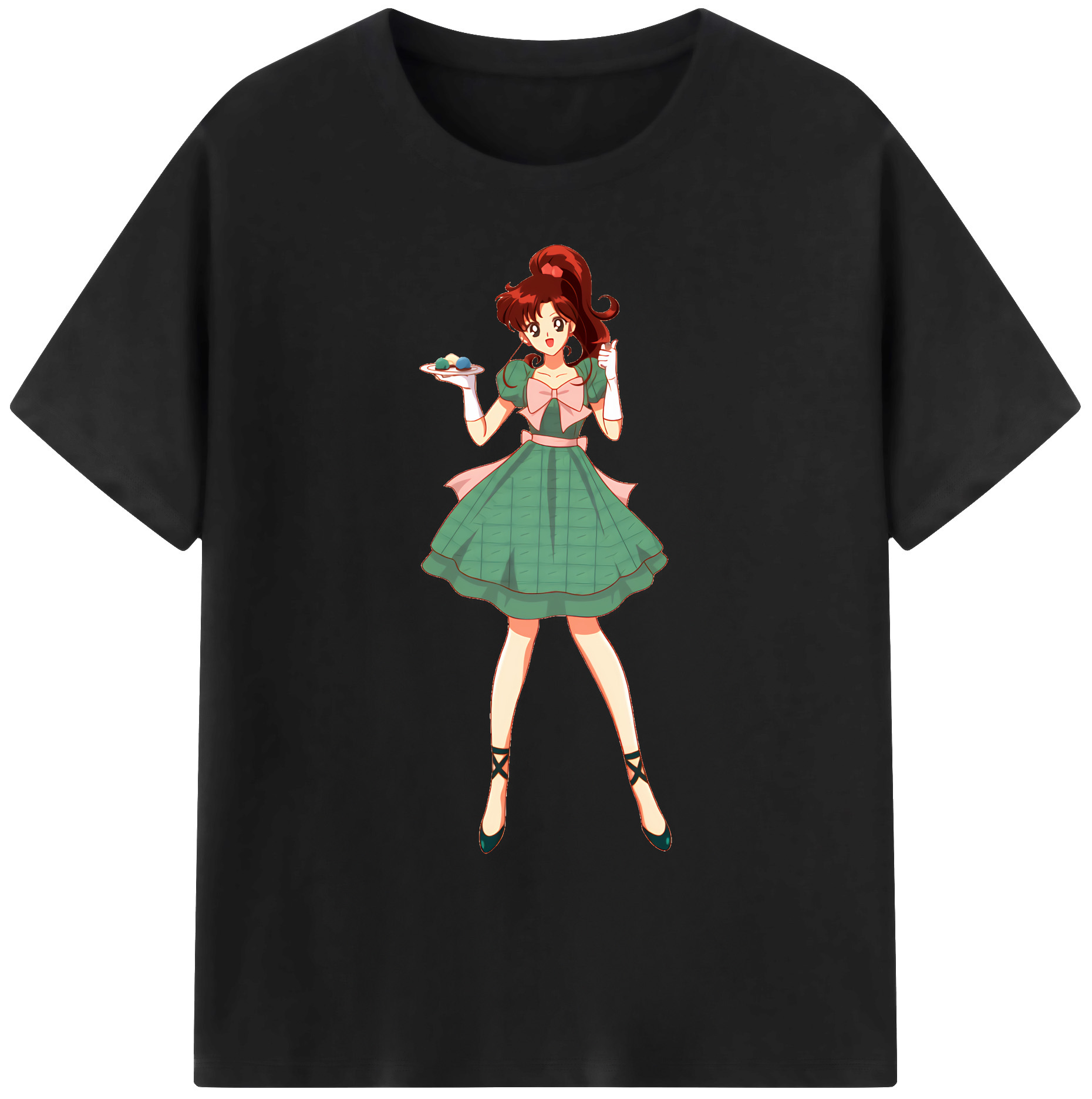 （画像用） 美少女戦士セーラームーン 木野 まこと きの まこと Sailor Moon Kino Makoto （セーラージュピター；Sailor Jupiter） 綿100％ メンズ半袖Tシャツ｜肌触りやわらか＆通気性