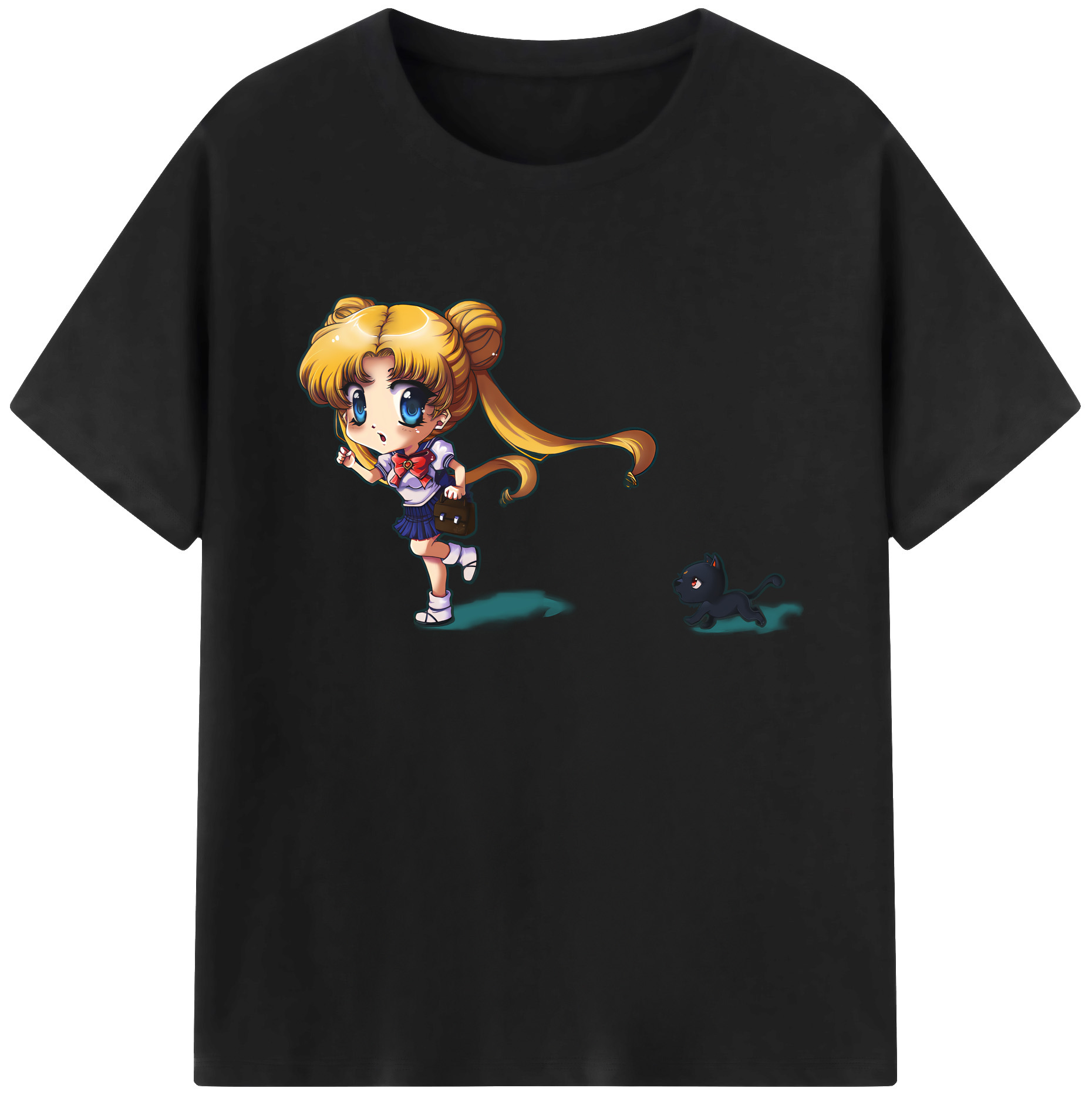（画像用） 美少女戦士セーラームーン 愛野 美奈子 あいの みなこ Sailor Moon Aino Minako 綿100％ メンズ半袖Tシャツ｜肌触りやわらか＆通気性