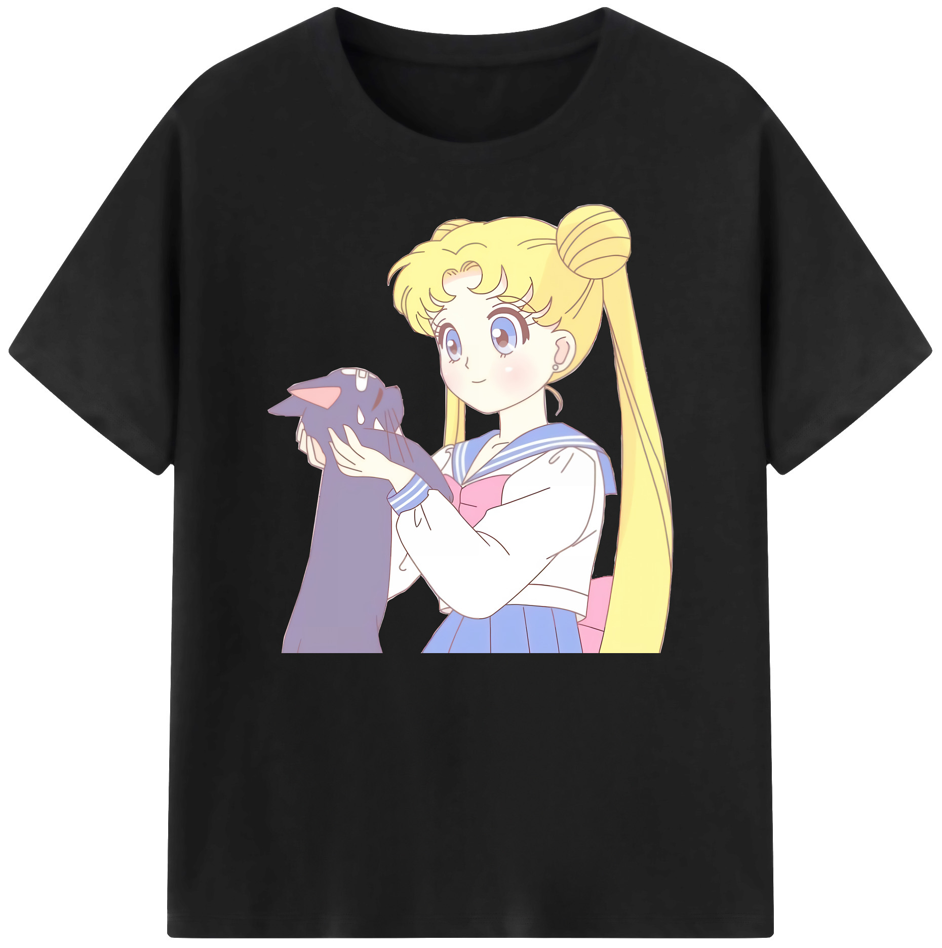 （画像用） 美少女戦士セーラームーン 愛野 美奈子 あいの みなこ Sailor Moon Aino Minako 綿100％ メンズ半袖Tシャツ｜肌触りやわらか＆通気性