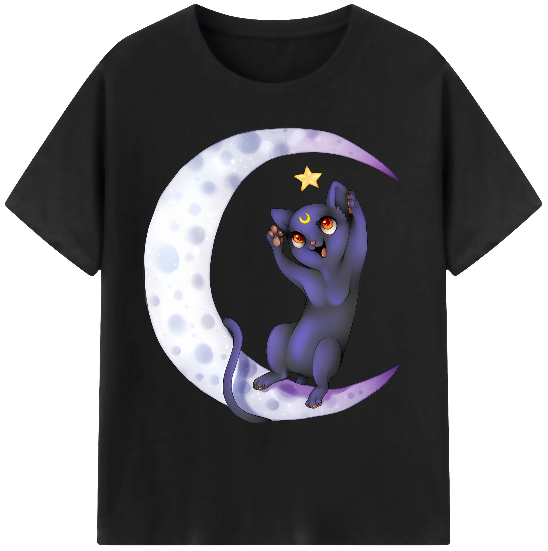 （画像用） 美少女戦士セーラームーン Sailor Moon 綿100％ メンズ半袖Tシャツ｜肌触りやわらか＆通気性