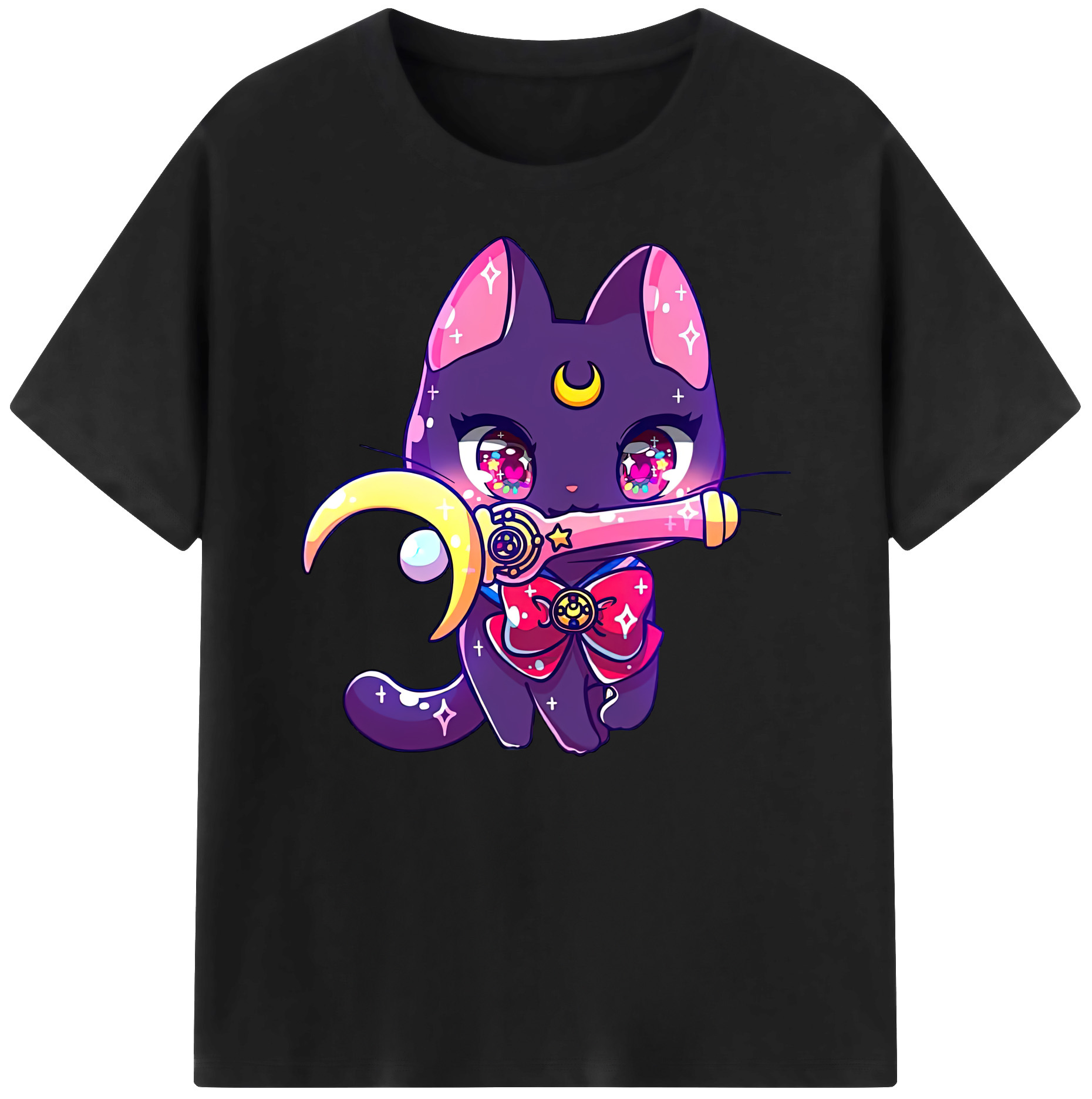 （画像用） 美少女戦士セーラームーン Sailor Moon 綿100％ メンズ半袖Tシャツ｜肌触りやわらか＆通気性