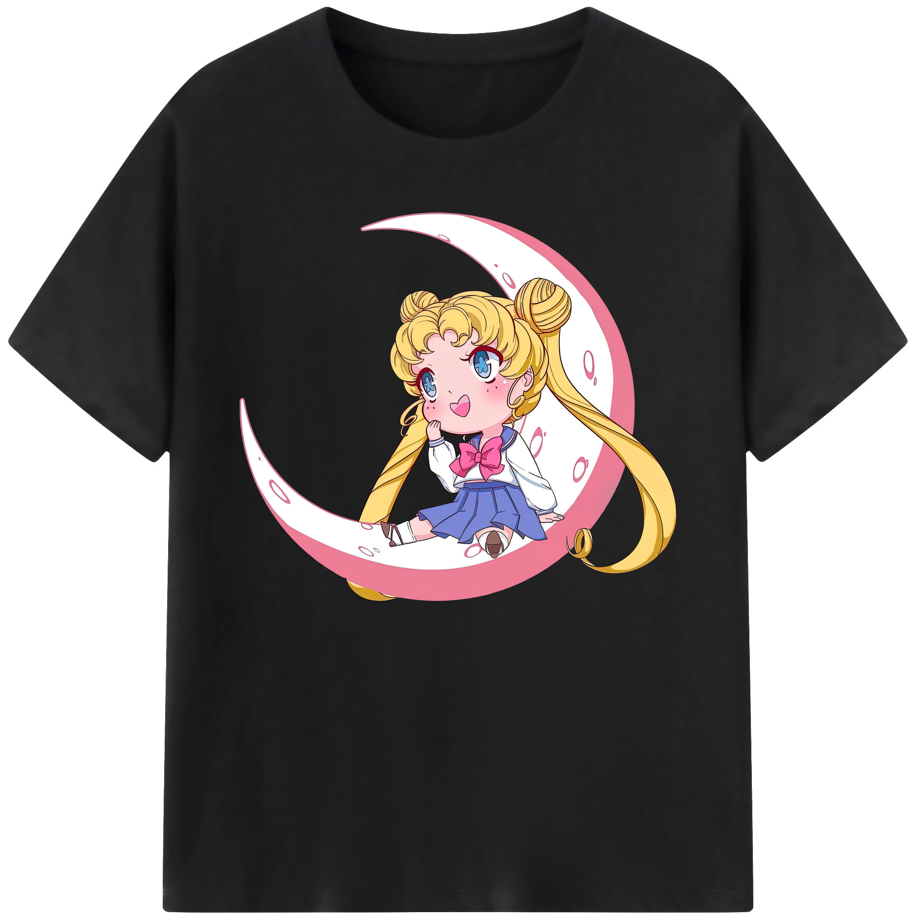 （画像用） 美少女戦士セーラームーン 愛野 美奈子 あいの みなこ Sailor Moon Aino Minako 綿100％ メンズ半袖Tシャツ｜肌触りやわらか＆通気性