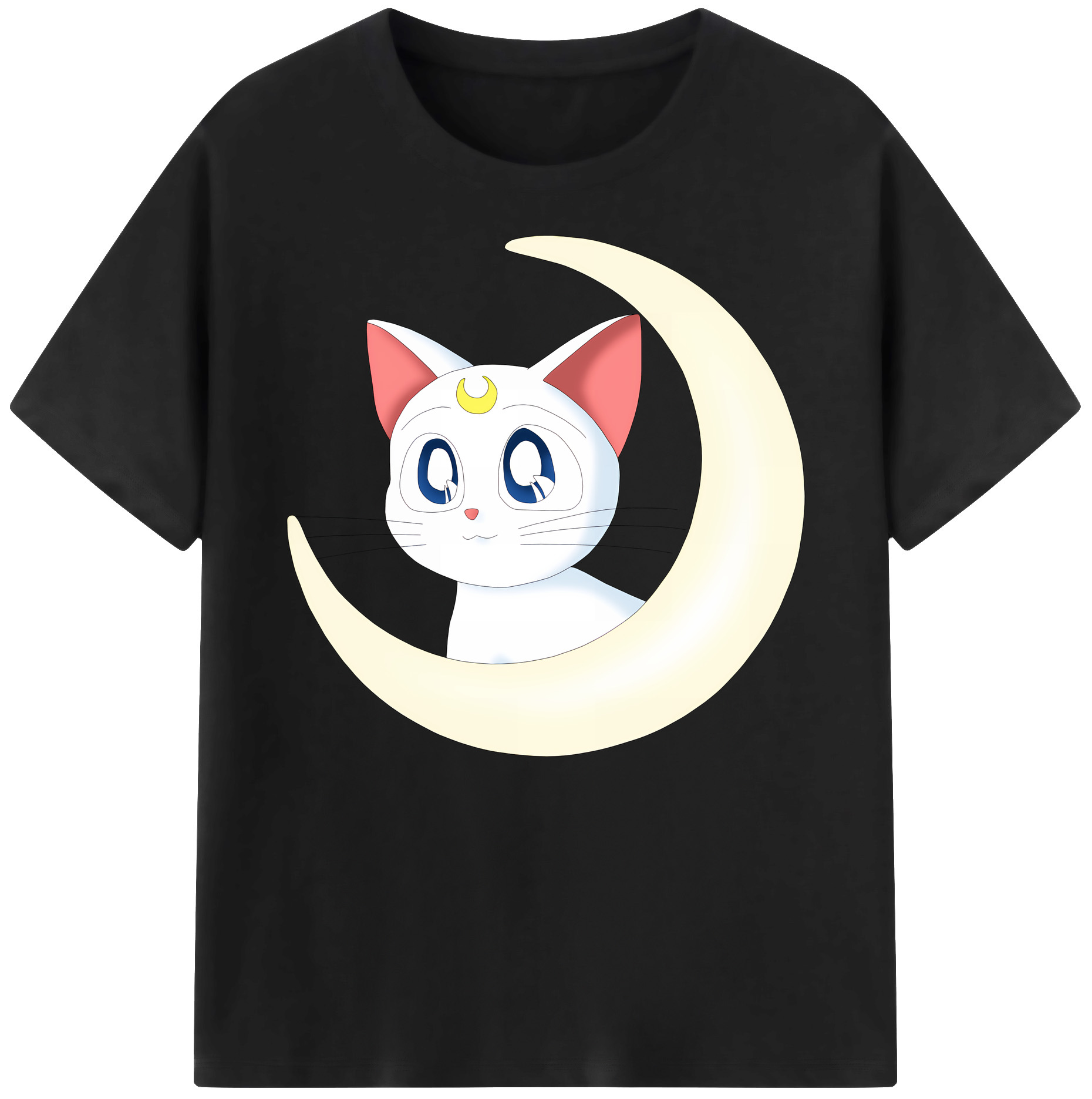 （画像用） 美少女戦士セーラームーン Sailor Moon 綿100％ メンズ半袖Tシャツ｜肌触りやわらか＆通気性