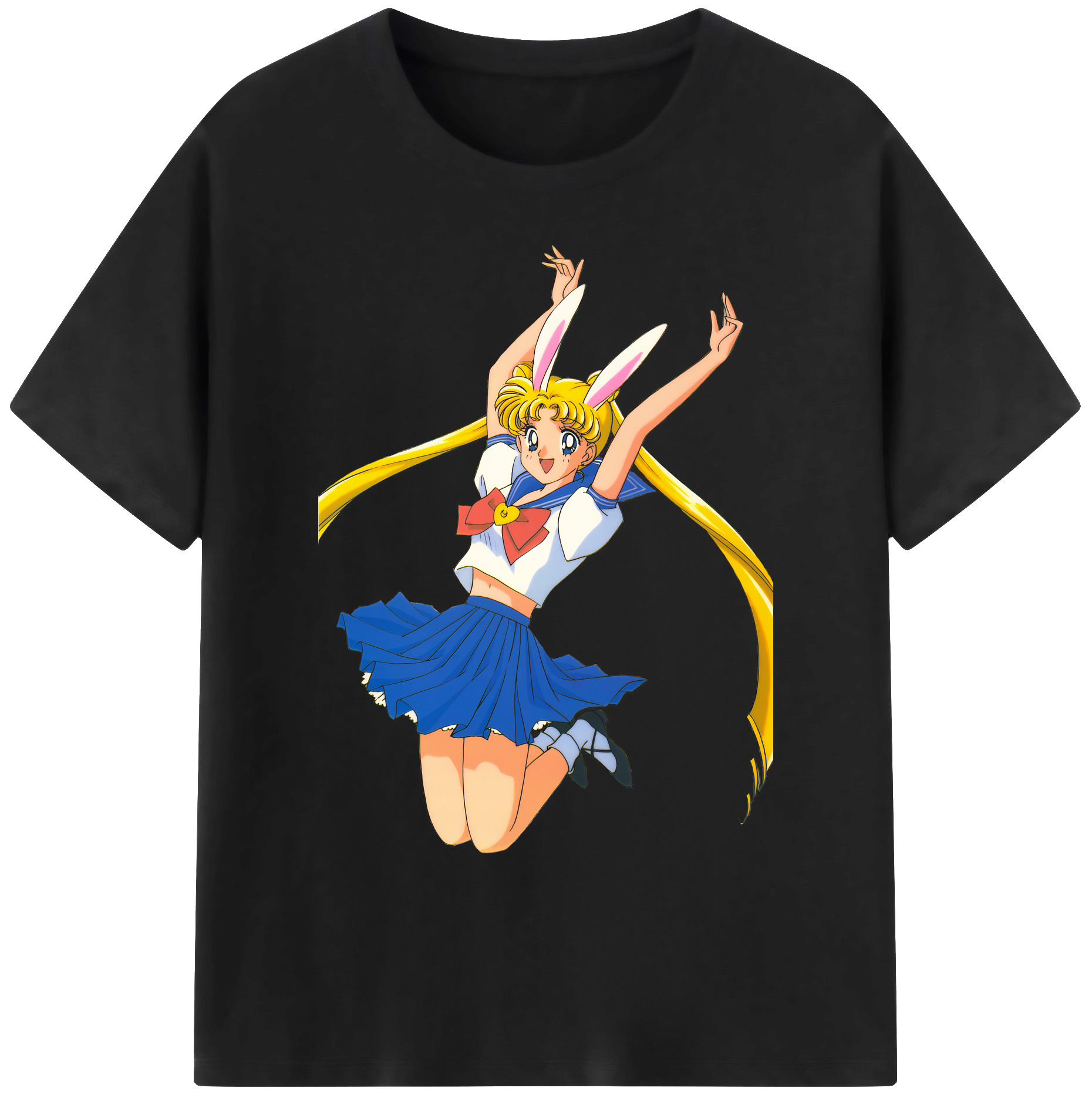 （画像用） 美少女戦士セーラームーン 愛野 美奈子 あいの みなこ Sailor Moon Aino Minako 綿100％ メンズ半袖Tシャツ｜肌触りやわらか＆通気性