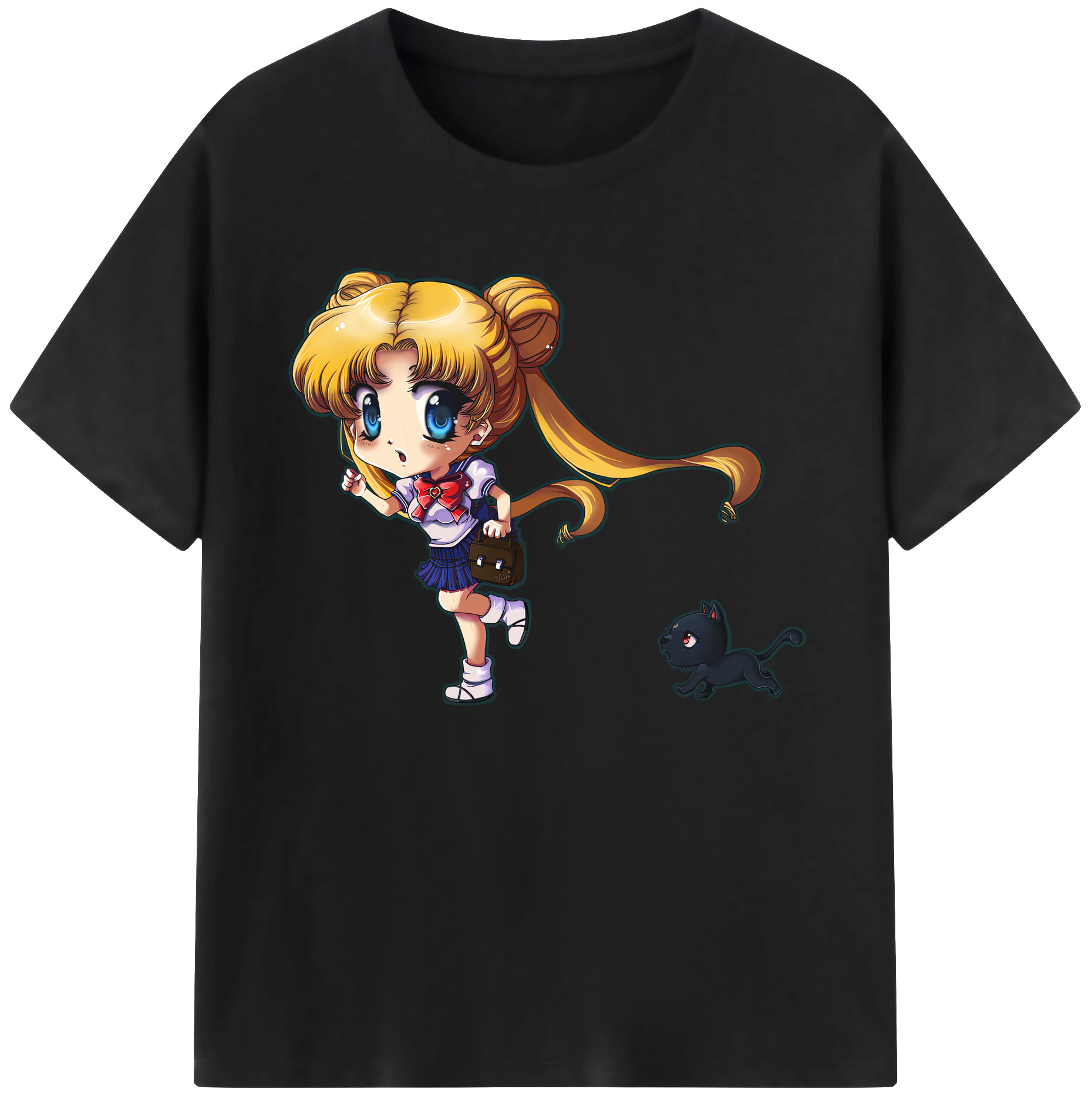 （画像用） 美少女戦士セーラームーン 愛野 美奈子 あいの みなこ Sailor Moon Aino Minako 綿100％ メンズ半袖Tシャツ｜肌触りやわらか＆通気性