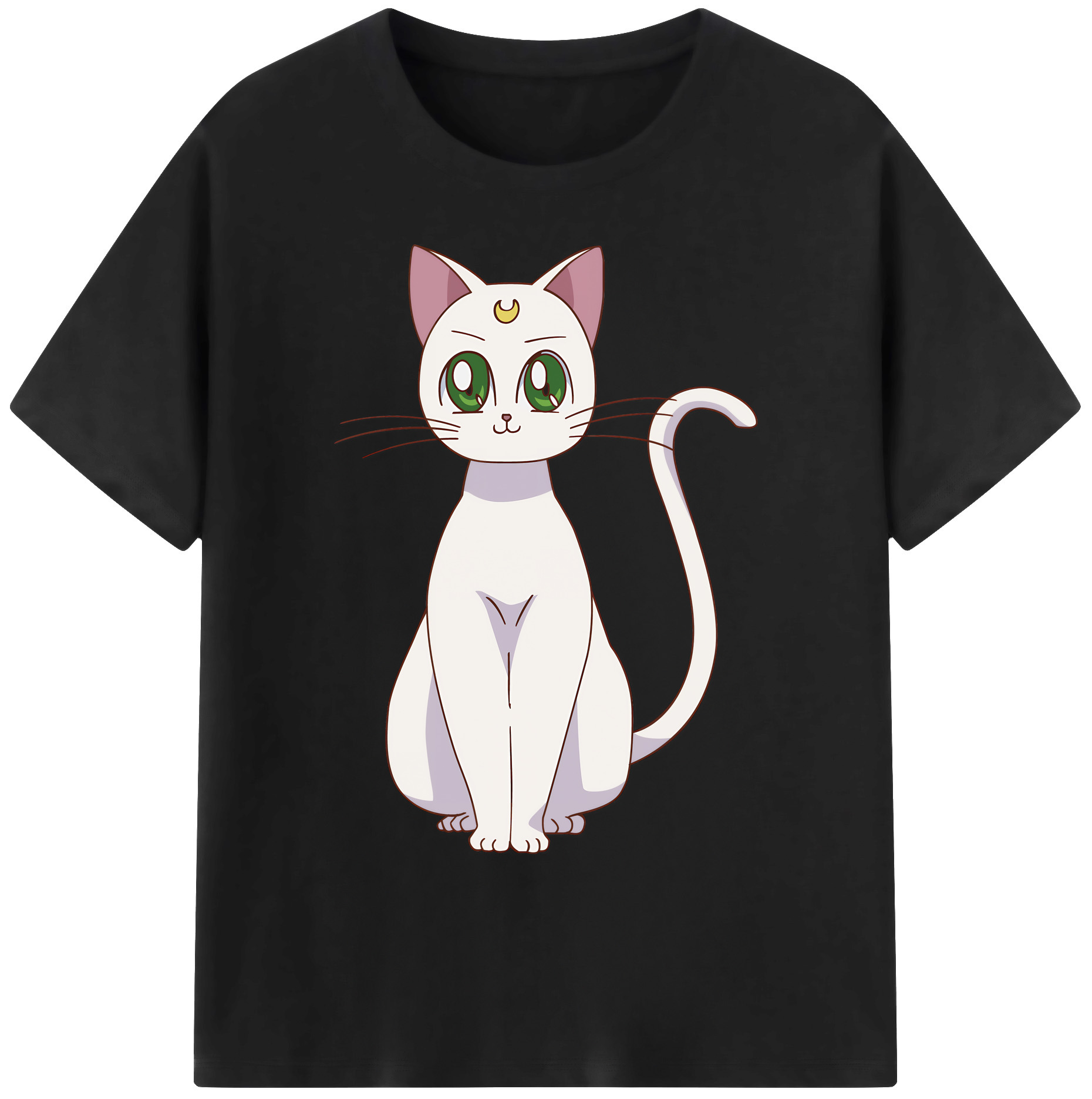 （画像用） 美少女戦士セーラームーン Sailor Moon 綿100％ メンズ半袖Tシャツ｜肌触りやわらか＆通気性