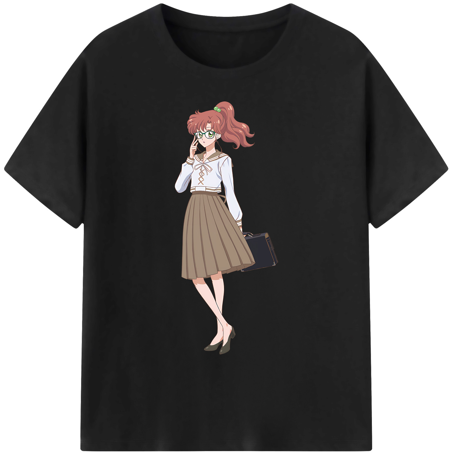 （画像用） 美少女戦士セーラームーン 木野 まこと きの まこと Sailor Moon Kino Makoto （セーラージュピター；Sailor Jupiter） 綿100％ メンズ半袖Tシャツ｜肌触りやわらか＆通気性