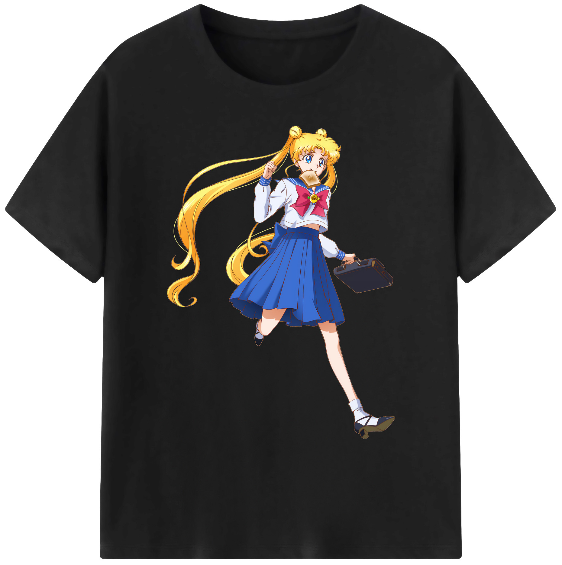 （画像用） 美少女戦士セーラームーン 愛野 美奈子 あいの みなこ Sailor Moon Aino Minako 綿100％ メンズ半袖Tシャツ｜肌触りやわらか＆通気性