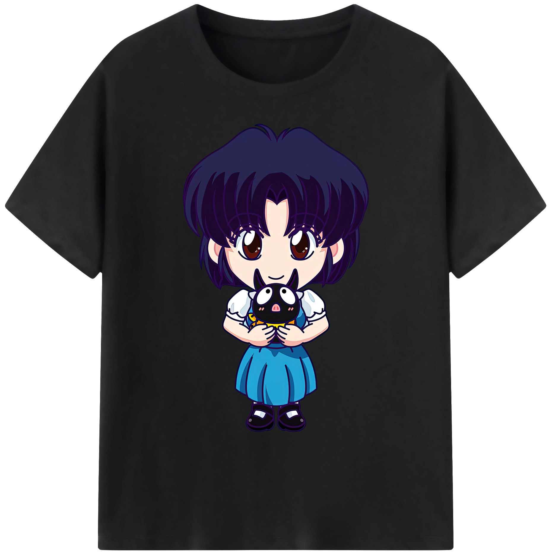 （画像用） 美少女戦士セーラームーン 水野 亜美 みずの あみ Sailor Moon Mizuno Ami 綿100％ メンズ半袖Tシャツ｜肌触りやわらか＆通気性