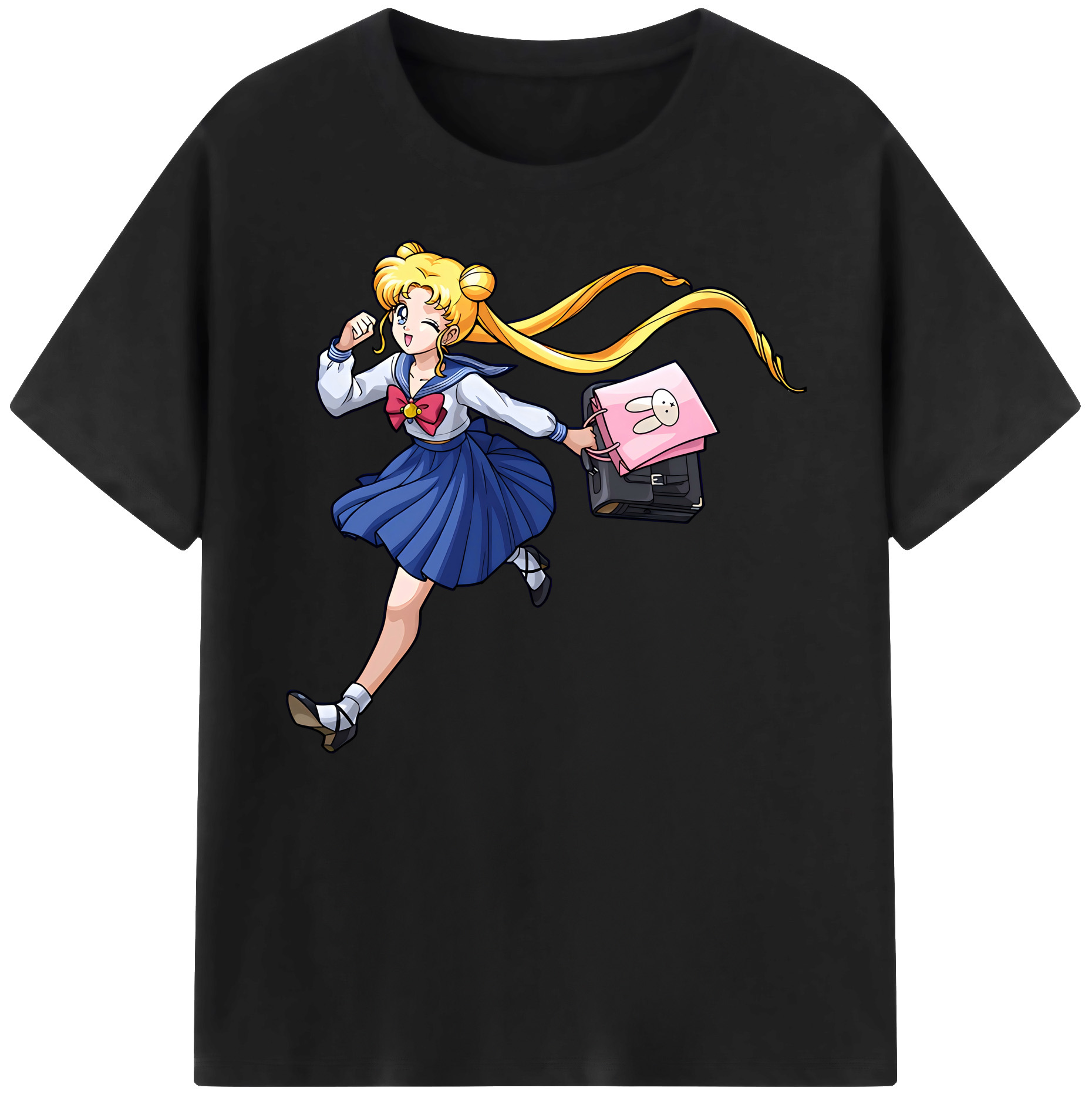 （画像用） 美少女戦士セーラームーン 愛野 美奈子 あいの みなこ Sailor Moon Aino Minako 綿100％ メンズ半袖Tシャツ｜肌触りやわらか＆通気性