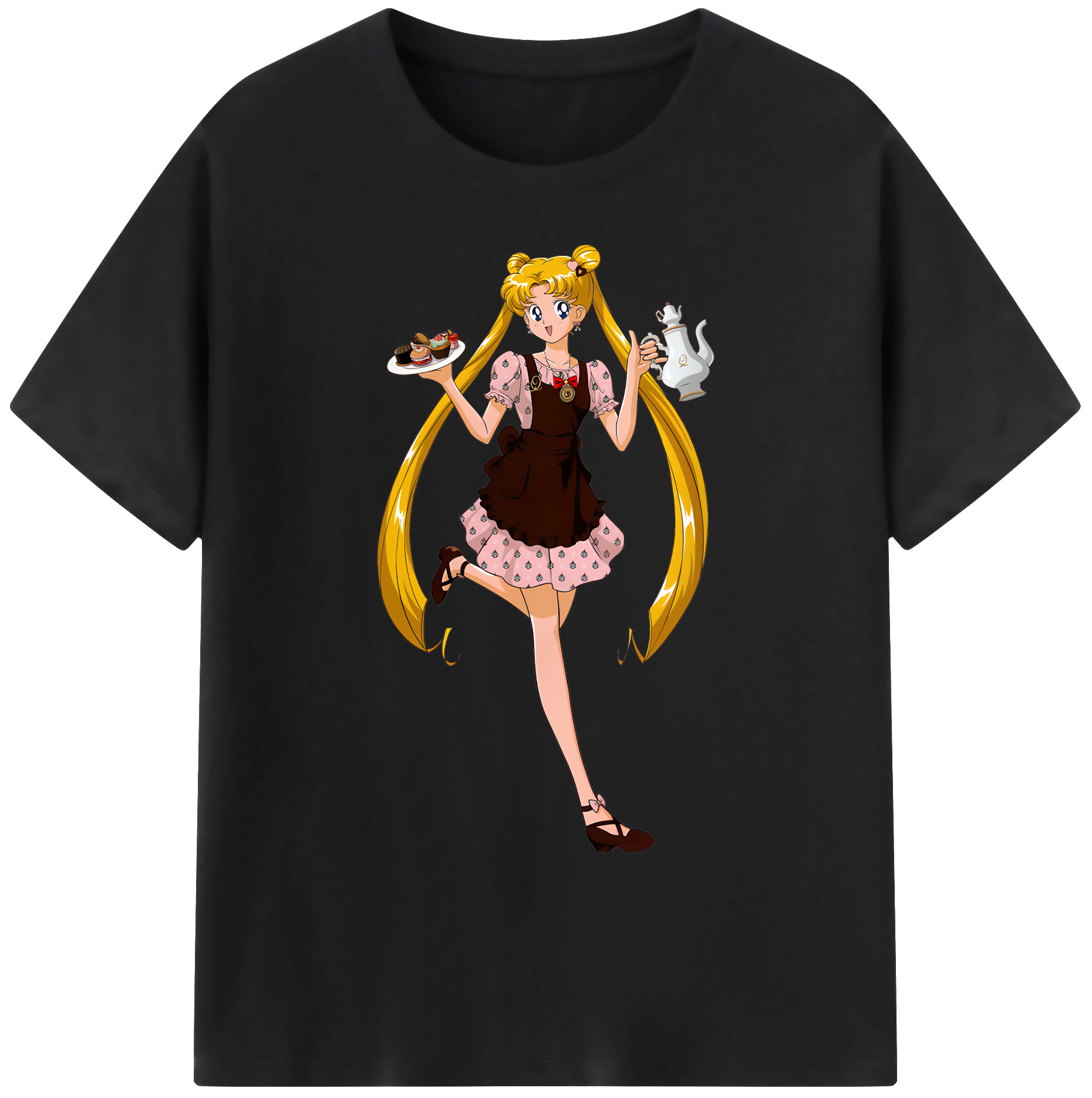 （画像用） 美少女戦士セーラームーン 愛野 美奈子 あいの みなこ Sailor Moon Aino Minako 綿100％ メンズ半袖Tシャツ｜肌触りやわらか＆通気性
