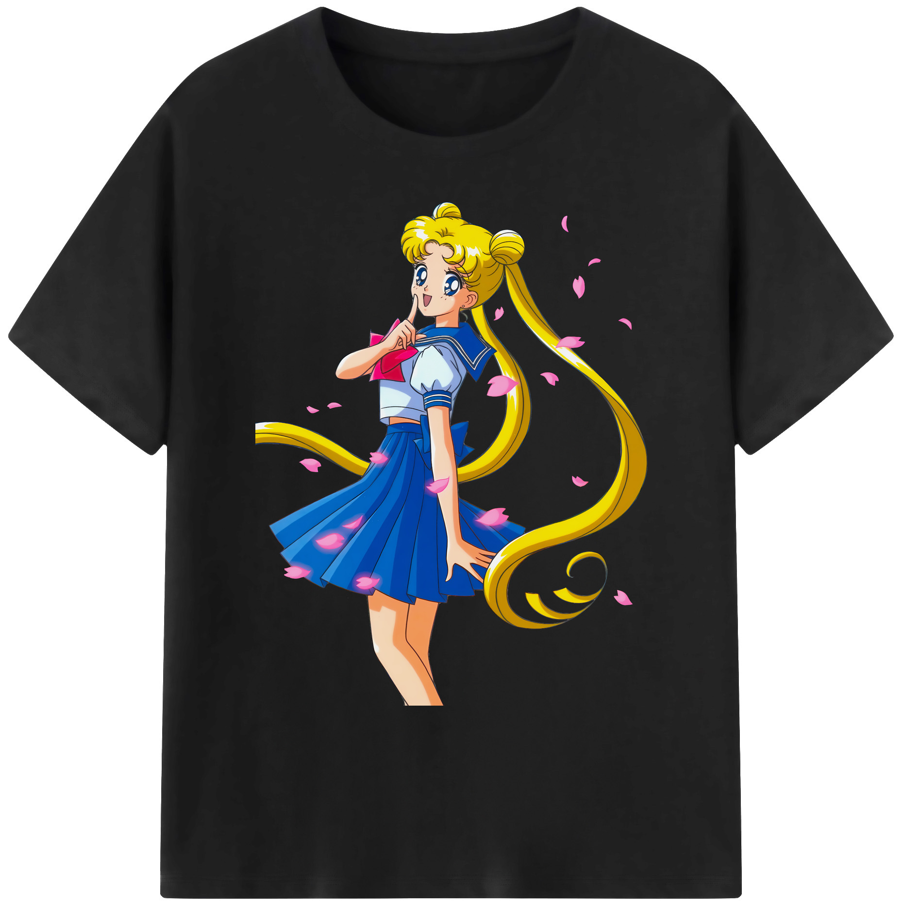 （画像用） 美少女戦士セーラームーン 愛野 美奈子 あいの みなこ Sailor Moon Aino Minako 綿100％ メンズ半袖Tシャツ｜肌触りやわらか＆通気性