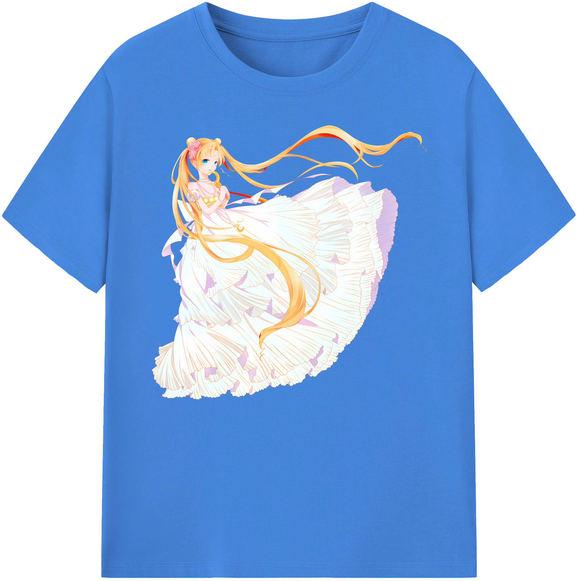 （画像用） 美少女戦士セーラームーン 愛野 美奈子 あいの みなこ Sailor Moon Aino Minako 綿100％ メンズ半袖Tシャツ｜肌触りやわらか＆通気性