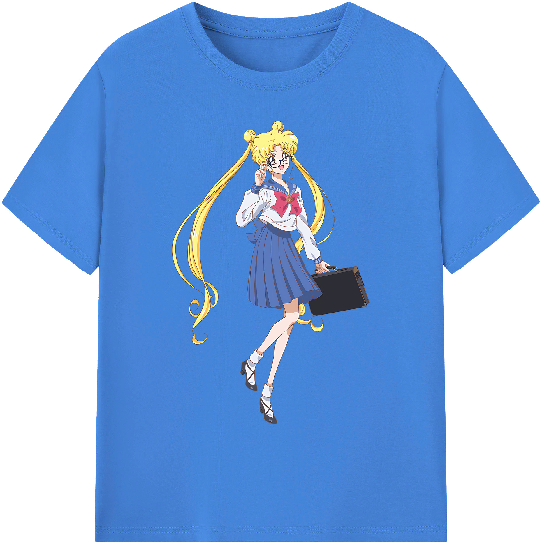 （画像用） 美少女戦士セーラームーン 愛野 美奈子 あいの みなこ Sailor Moon Aino Minako 綿100％ メンズ半袖Tシャツ｜肌触りやわらか＆通気性