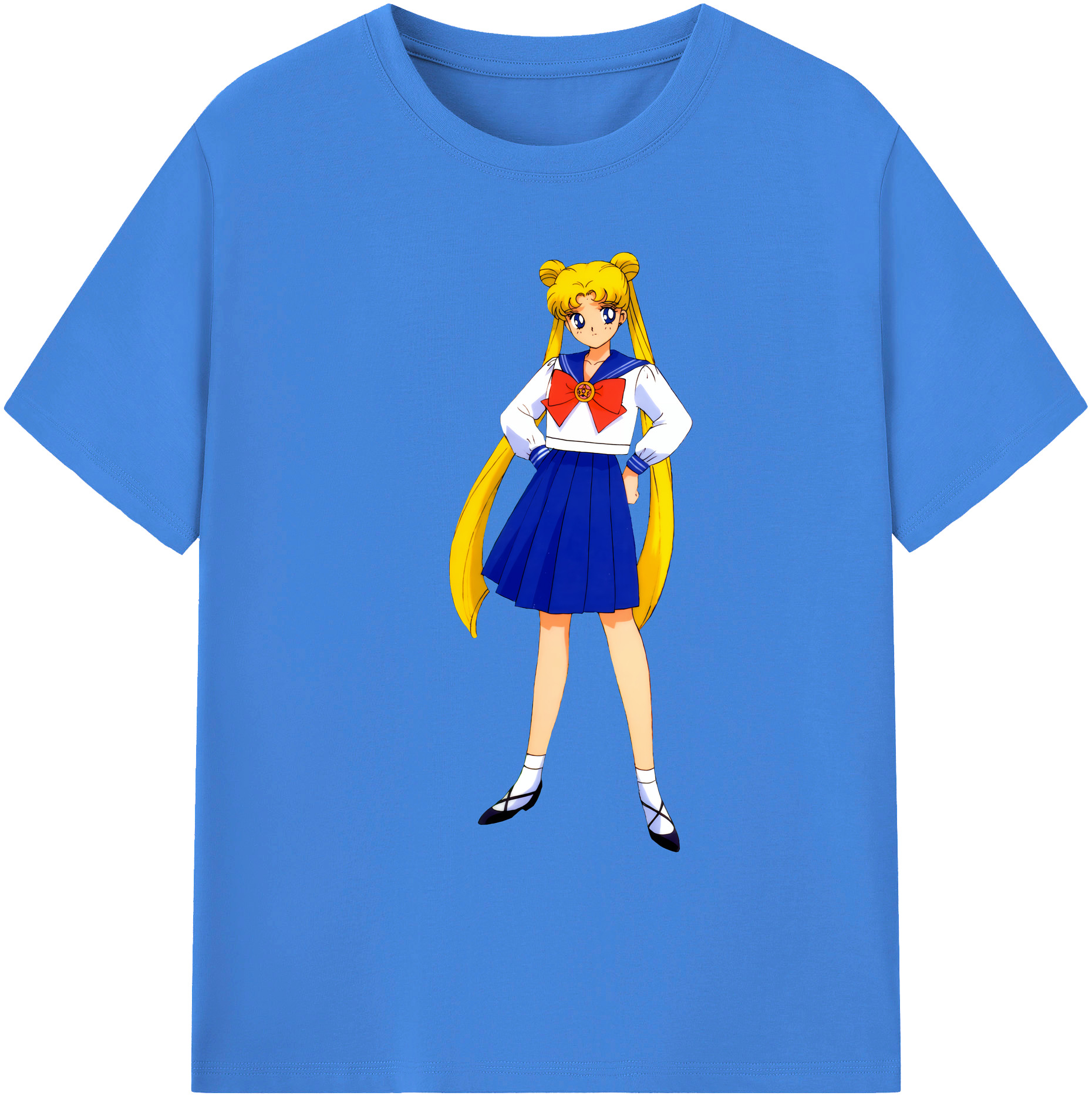 （画像用） 美少女戦士セーラームーン 愛野 美奈子 あいの みなこ Sailor Moon Aino Minako 綿100％ メンズ半袖Tシャツ｜肌触りやわらか＆通気性