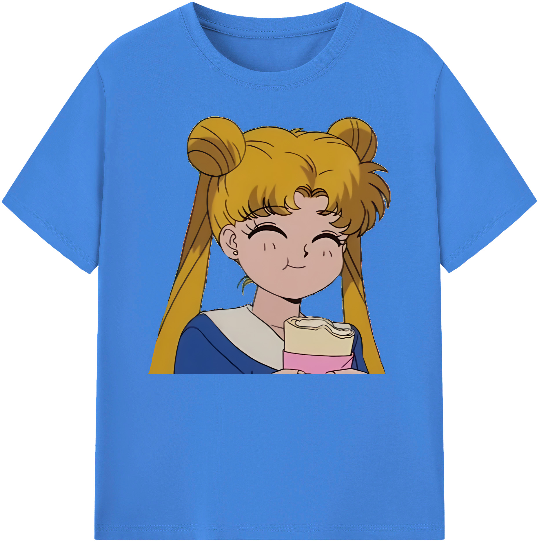 （画像用） 美少女戦士セーラームーン 愛野 美奈子 あいの みなこ Sailor Moon Aino Minako 綿100％ メンズ半袖Tシャツ｜肌触りやわらか＆通気性