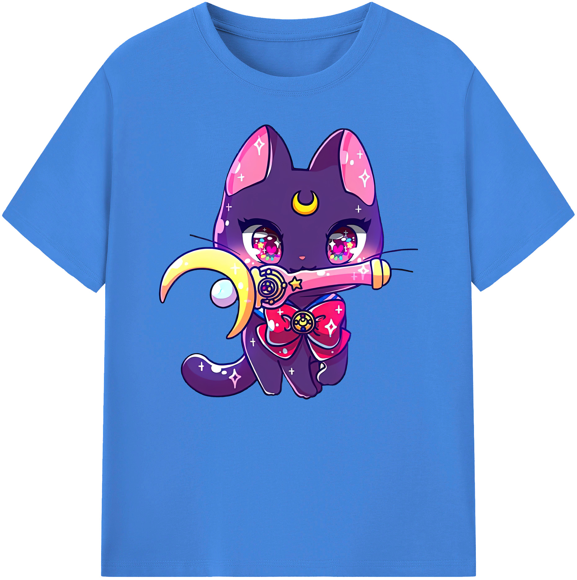 （画像用） 美少女戦士セーラームーン Sailor Moon 綿100％ メンズ半袖Tシャツ｜肌触りやわらか＆通気性