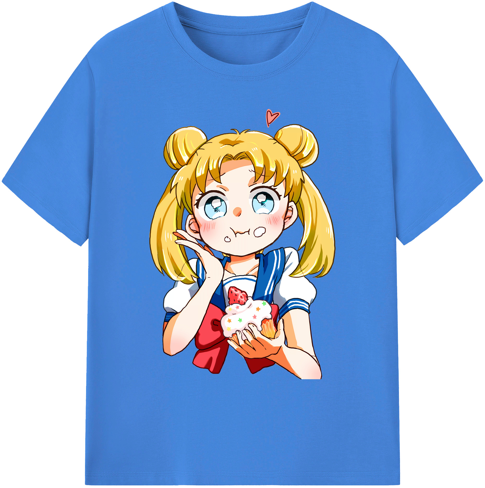 （画像用） 美少女戦士セーラームーン 愛野 美奈子 あいの みなこ Sailor Moon Aino Minako 綿100％ メンズ半袖Tシャツ｜肌触りやわらか＆通気性
