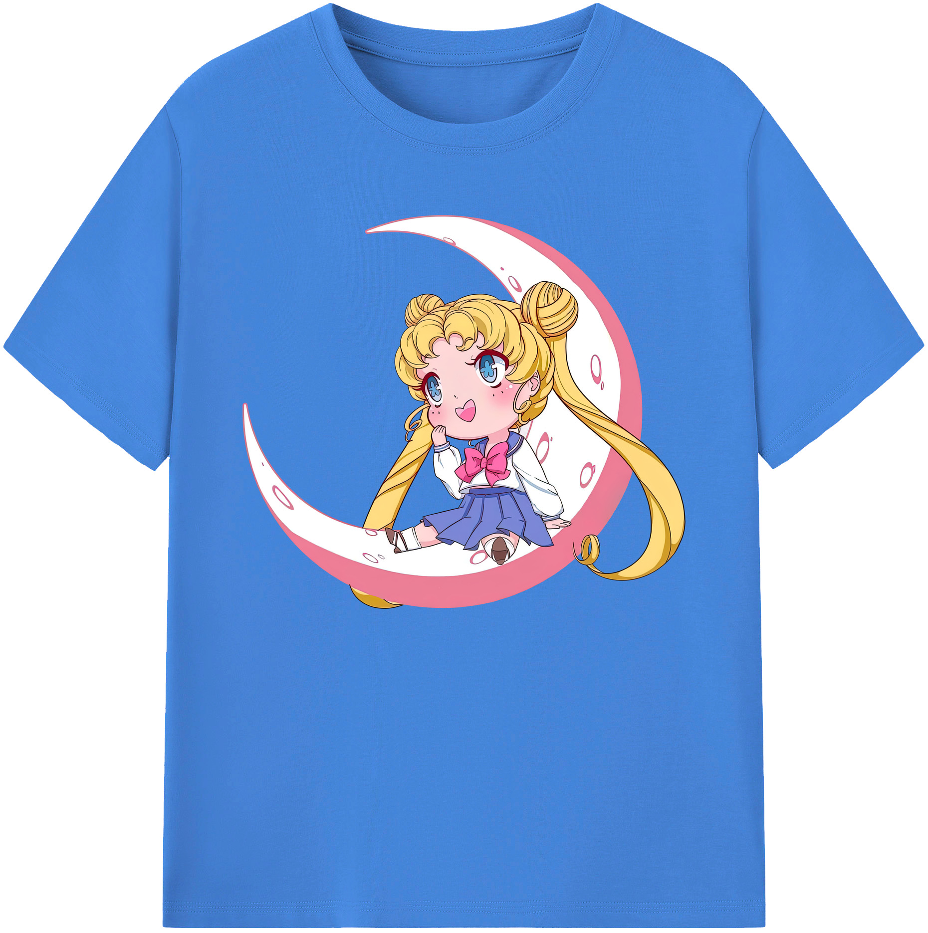 （画像用） 美少女戦士セーラームーン 愛野 美奈子 あいの みなこ Sailor Moon Aino Minako 綿100％ メンズ半袖Tシャツ｜肌触りやわらか＆通気性