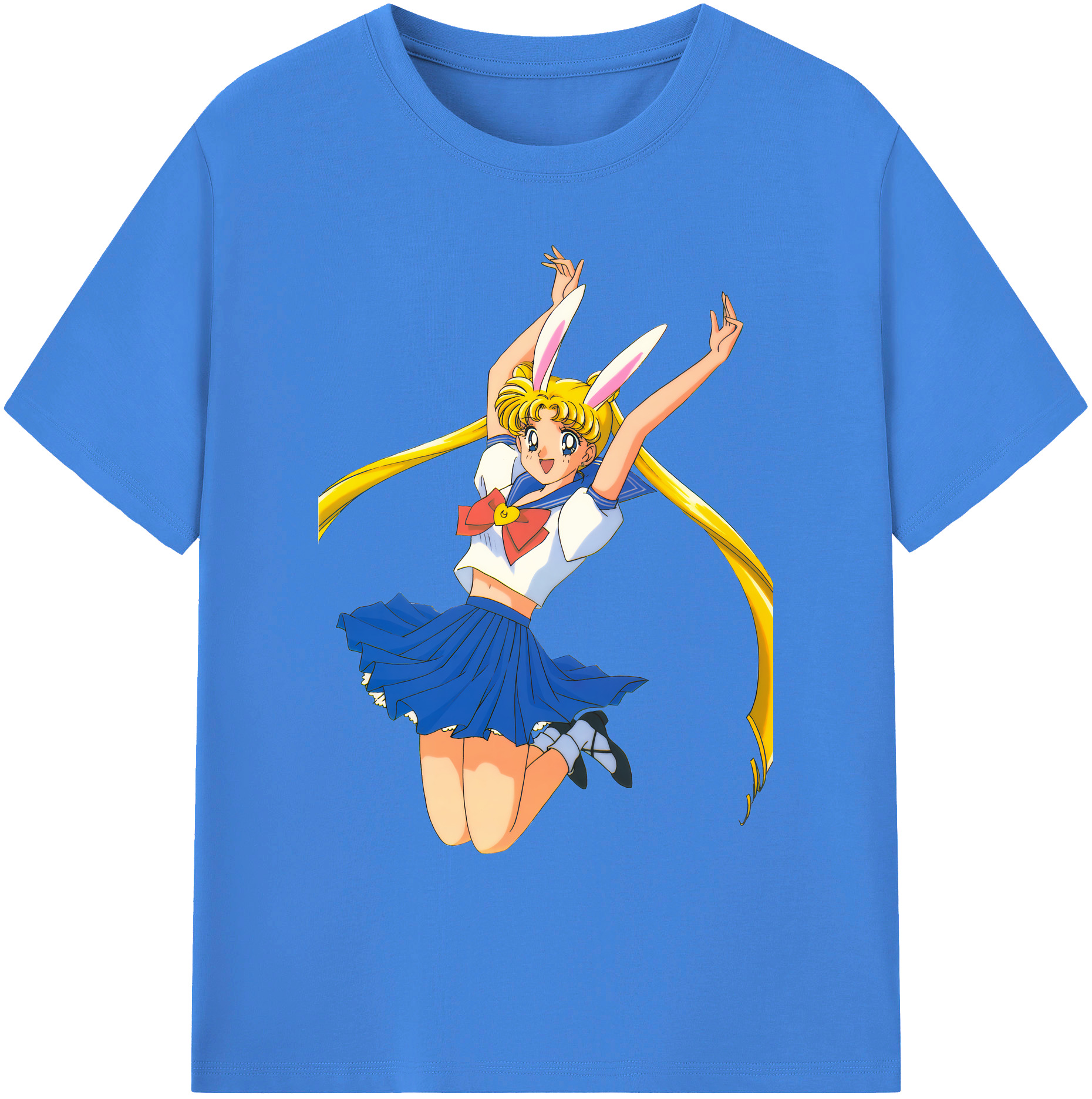 （画像用） 美少女戦士セーラームーン 愛野 美奈子 あいの みなこ Sailor Moon Aino Minako 綿100％ メンズ半袖Tシャツ｜肌触りやわらか＆通気性