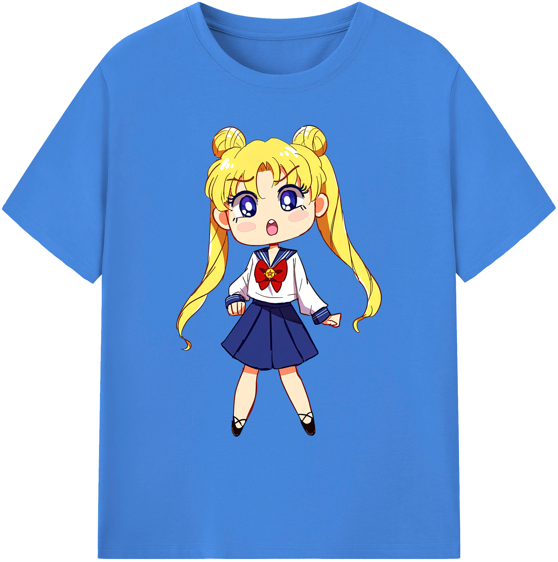 （画像用） 美少女戦士セーラームーン 愛野 美奈子 あいの みなこ Sailor Moon Aino Minako 綿100％ メンズ半袖Tシャツ｜肌触りやわらか＆通気性