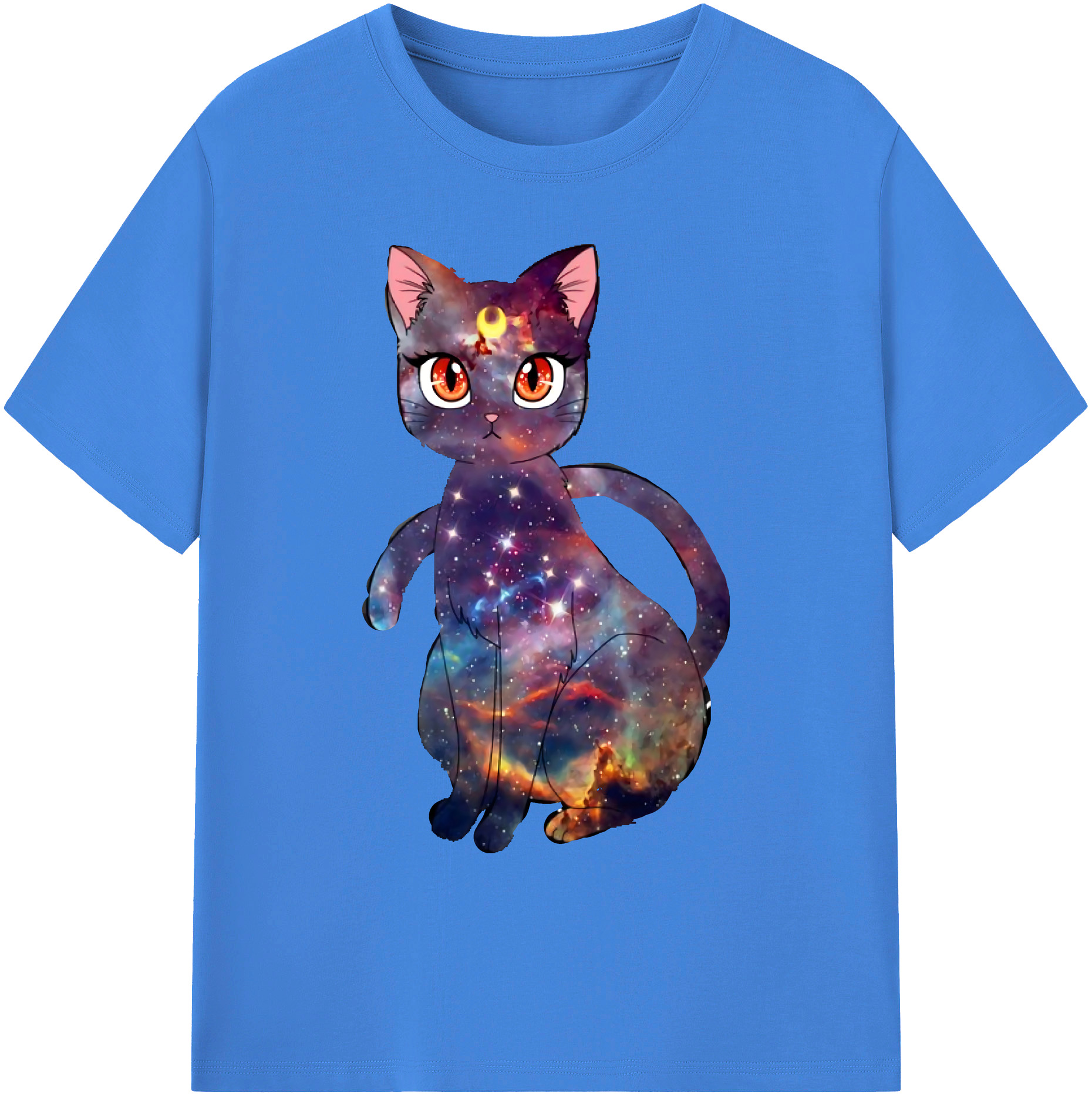 （画像用） 美少女戦士セーラームーン Sailor Moon 綿100％ メンズ半袖Tシャツ｜肌触りやわらか＆通気性