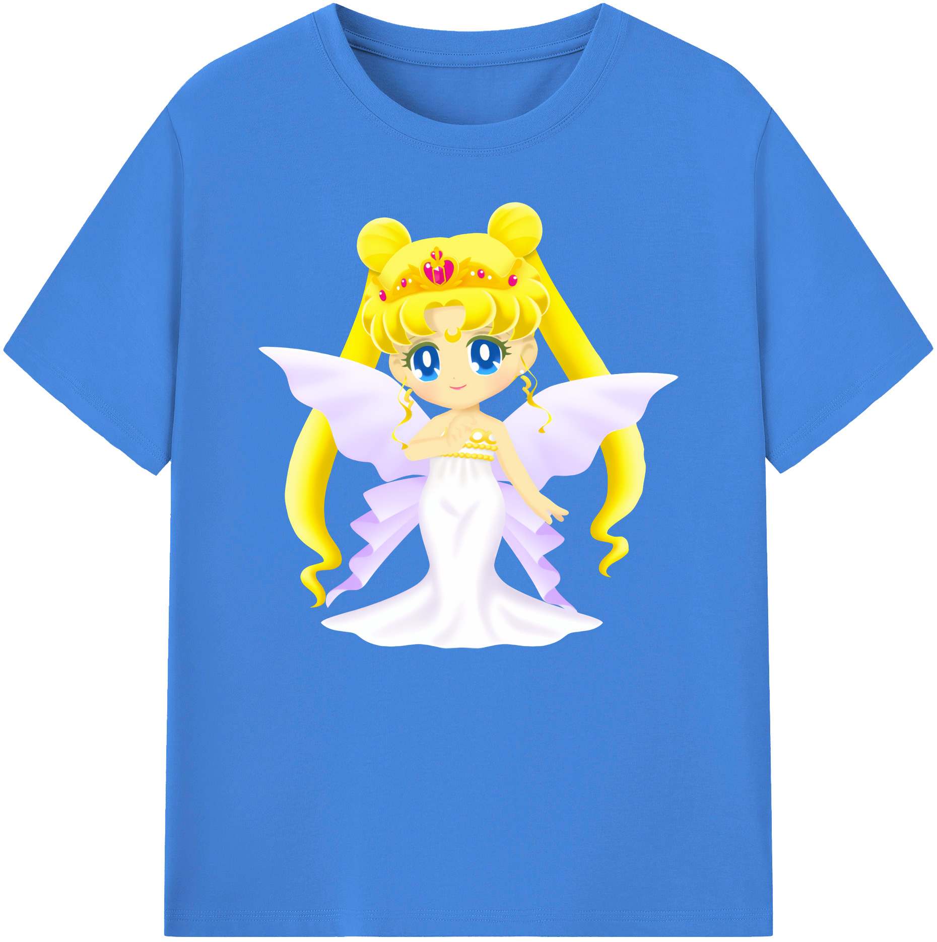 （画像用） 美少女戦士セーラームーン 愛野 美奈子 あいの みなこ Sailor Moon Aino Minako 綿100％ メンズ半袖Tシャツ｜肌触りやわらか＆通気性