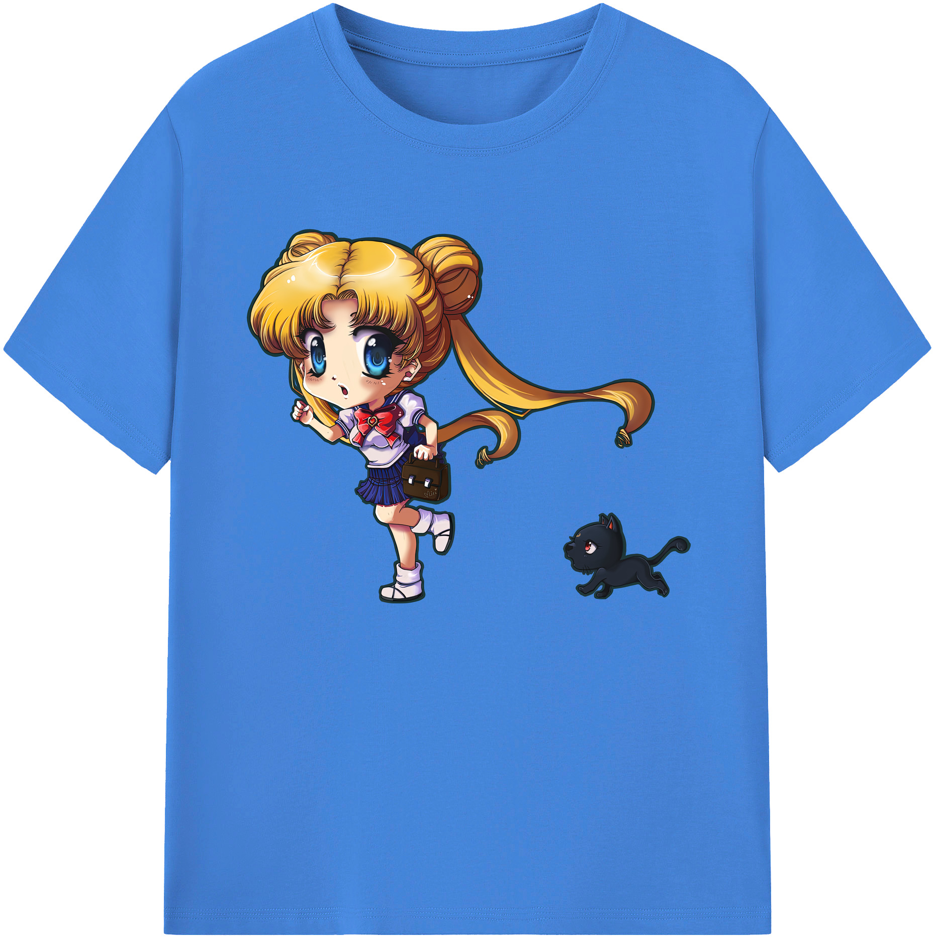 （画像用） 美少女戦士セーラームーン 愛野 美奈子 あいの みなこ Sailor Moon Aino Minako 綿100％ メンズ半袖Tシャツ｜肌触りやわらか＆通気性