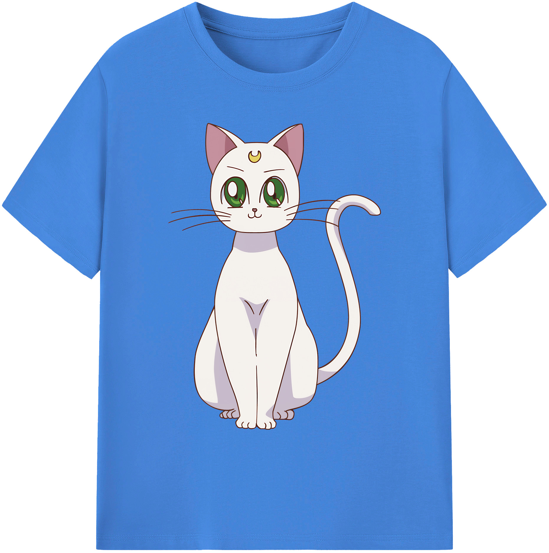 （画像用） 美少女戦士セーラームーン Sailor Moon 綿100％ メンズ半袖Tシャツ｜肌触りやわらか＆通気性