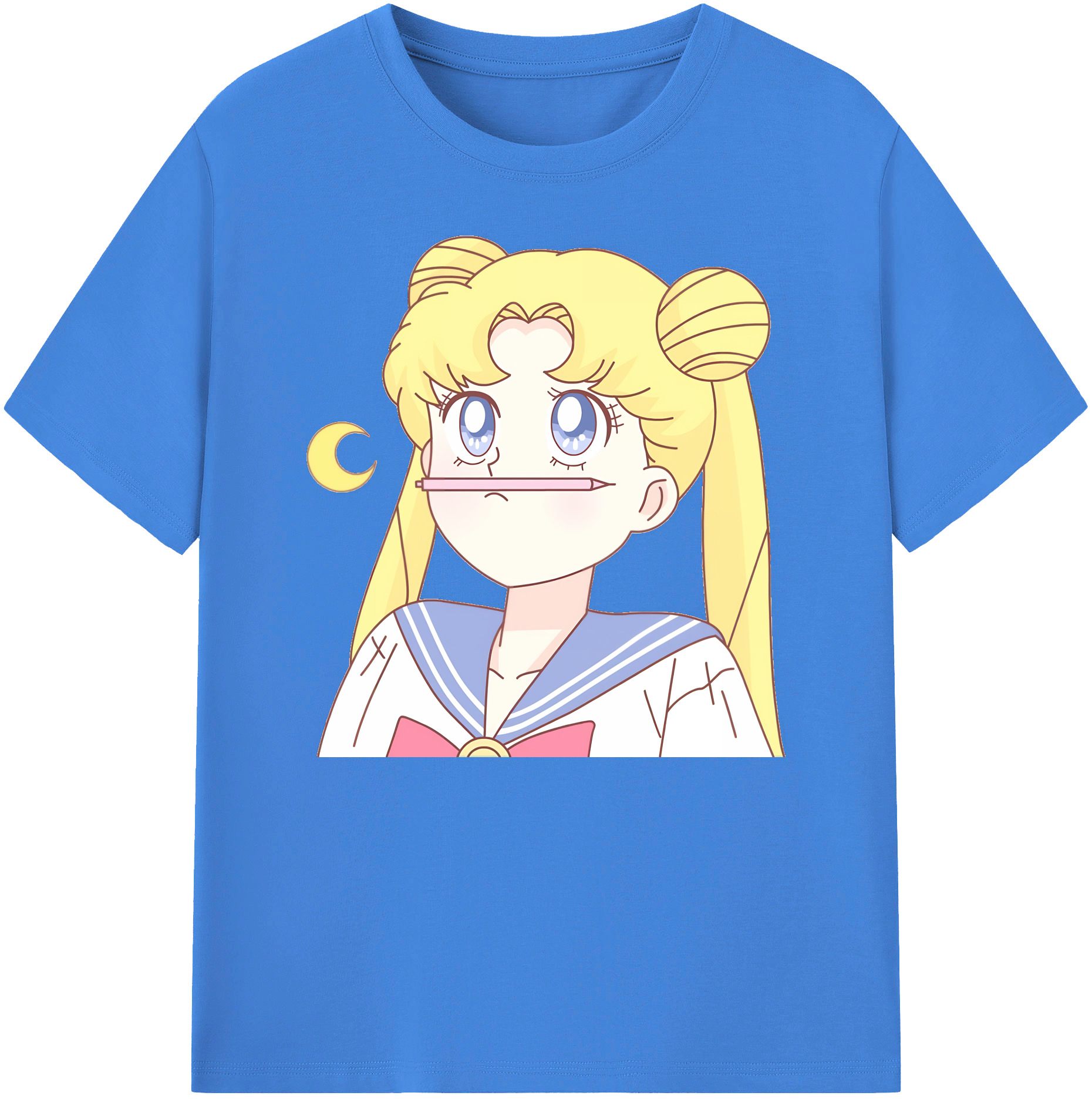 （画像用） 美少女戦士セーラームーン 愛野 美奈子 あいの みなこ Sailor Moon Aino Minako 綿100％ メンズ半袖Tシャツ｜肌触りやわらか＆通気性