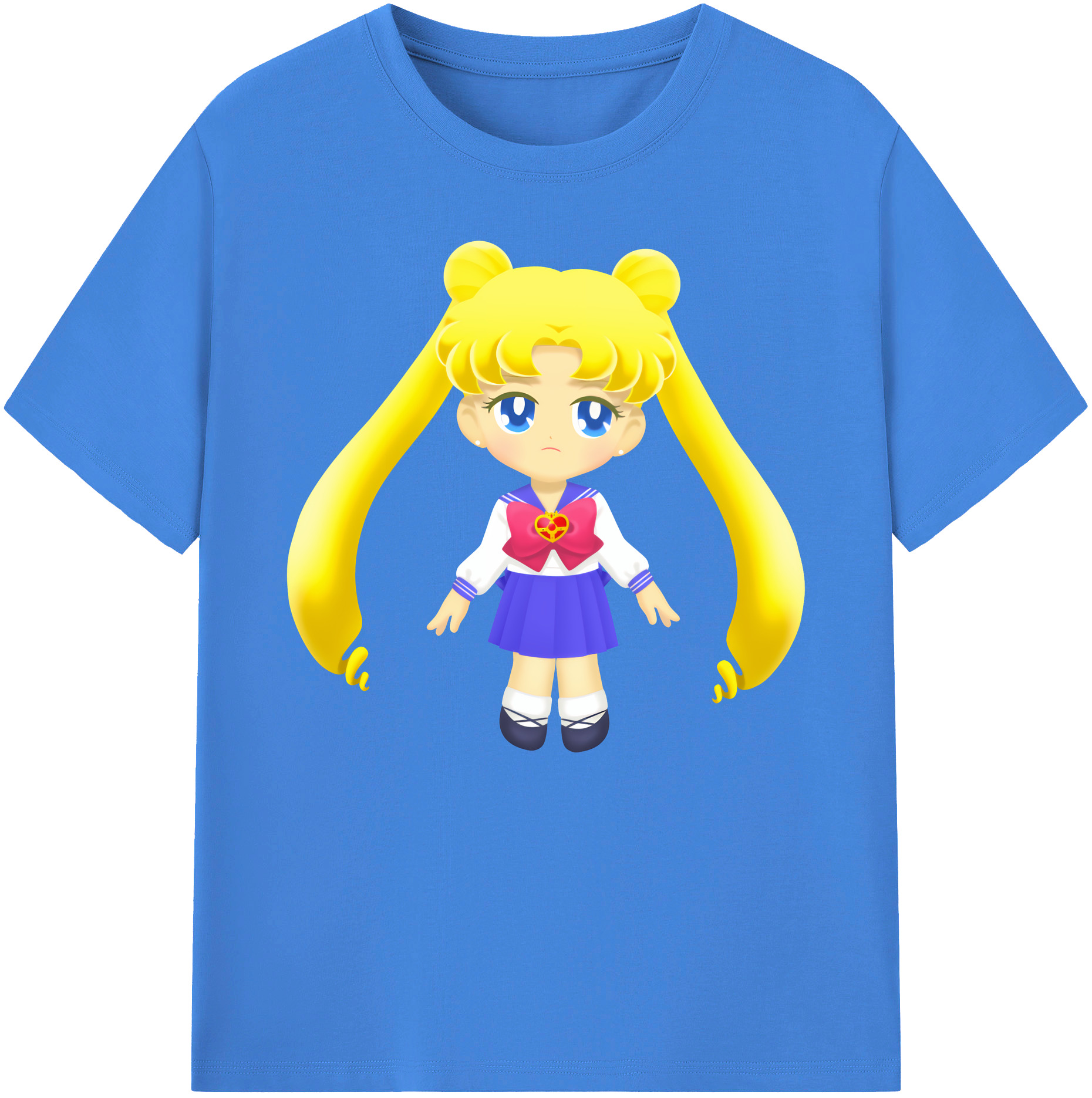 （画像用） 美少女戦士セーラームーン 愛野 美奈子 あいの みなこ Sailor Moon Aino Minako 綿100％ メンズ半袖Tシャツ｜肌触りやわらか＆通気性