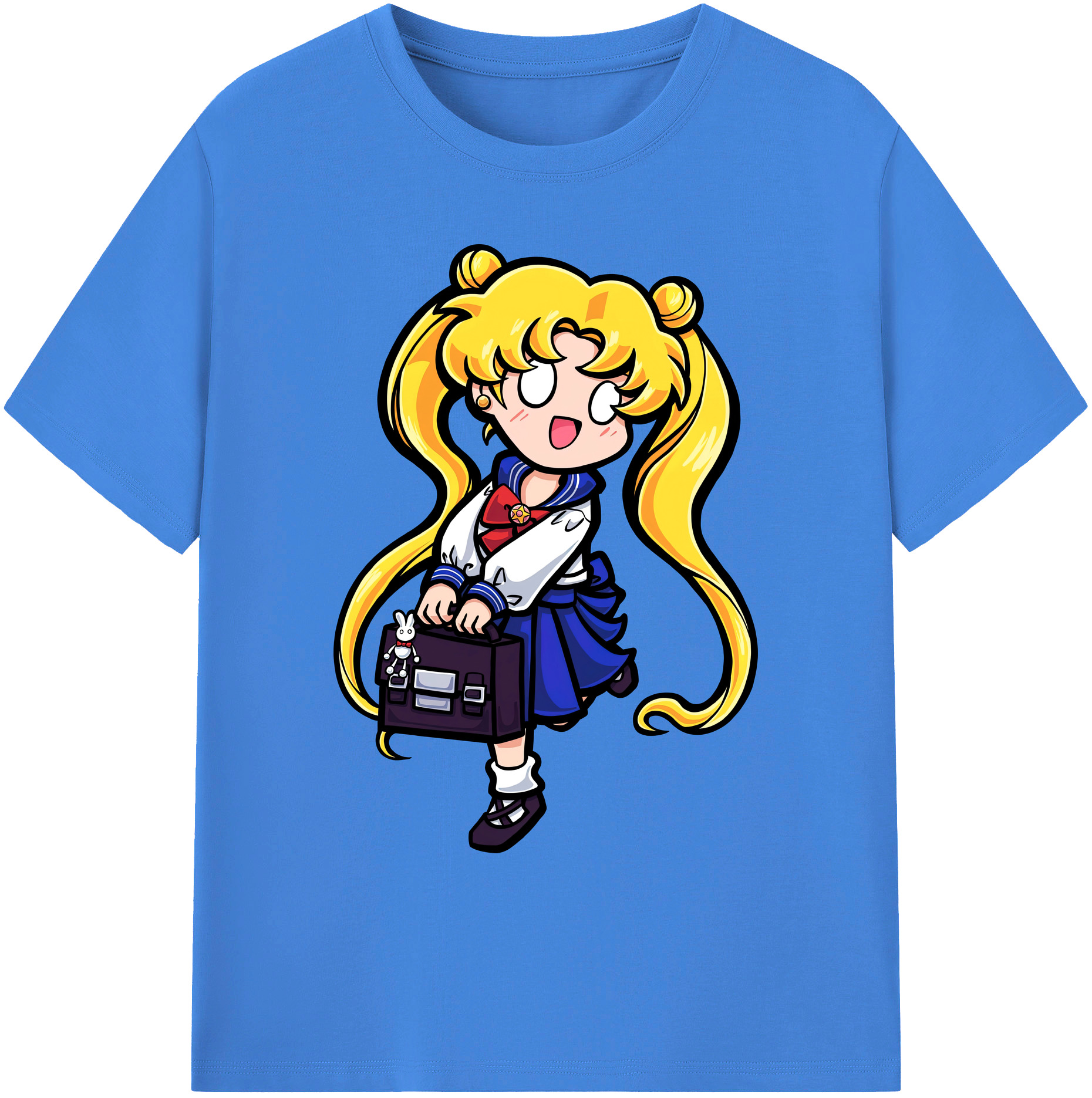 （画像用） 美少女戦士セーラームーン 愛野 美奈子 あいの みなこ Sailor Moon Aino Minako 綿100％ メンズ半袖Tシャツ｜肌触りやわらか＆通気性