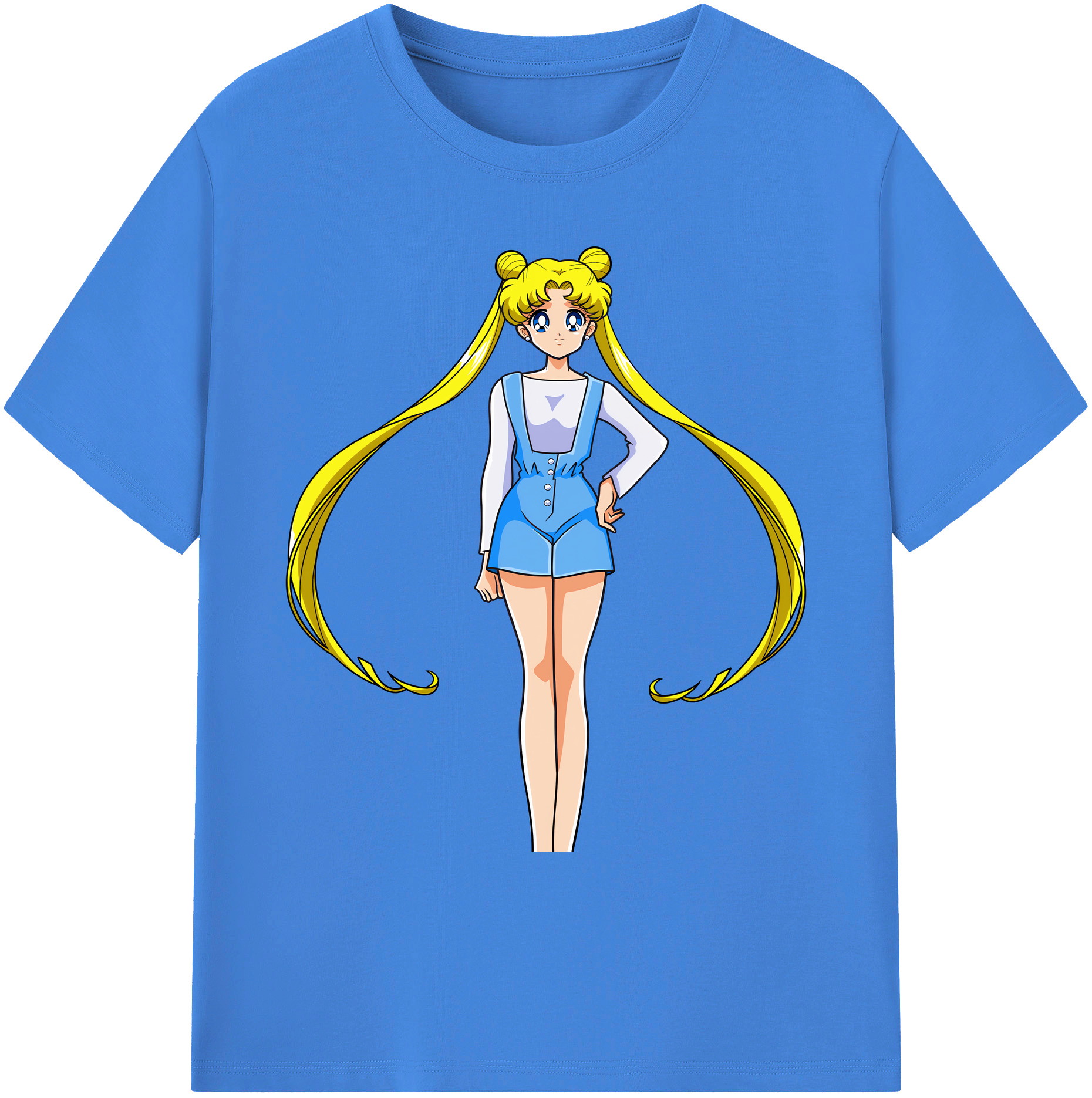 （画像用） 美少女戦士セーラームーン 愛野 美奈子 あいの みなこ Sailor Moon Aino Minako 綿100％ メンズ半袖Tシャツ｜肌触りやわらか＆通気性