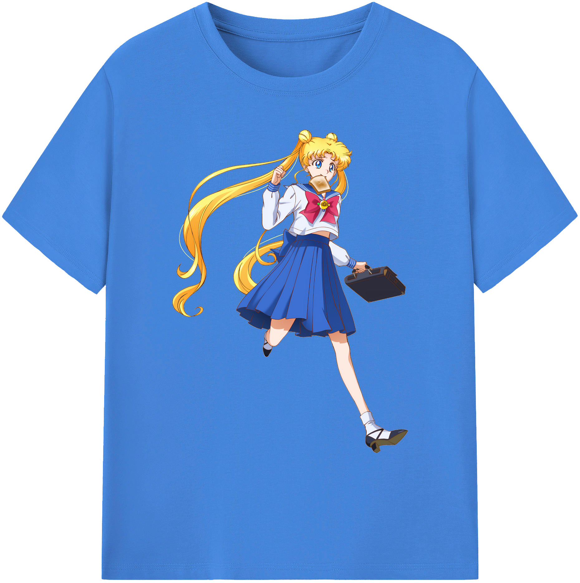 （画像用） 美少女戦士セーラームーン 愛野 美奈子 あいの みなこ Sailor Moon Aino Minako 綿100％ メンズ半袖Tシャツ｜肌触りやわらか＆通気性