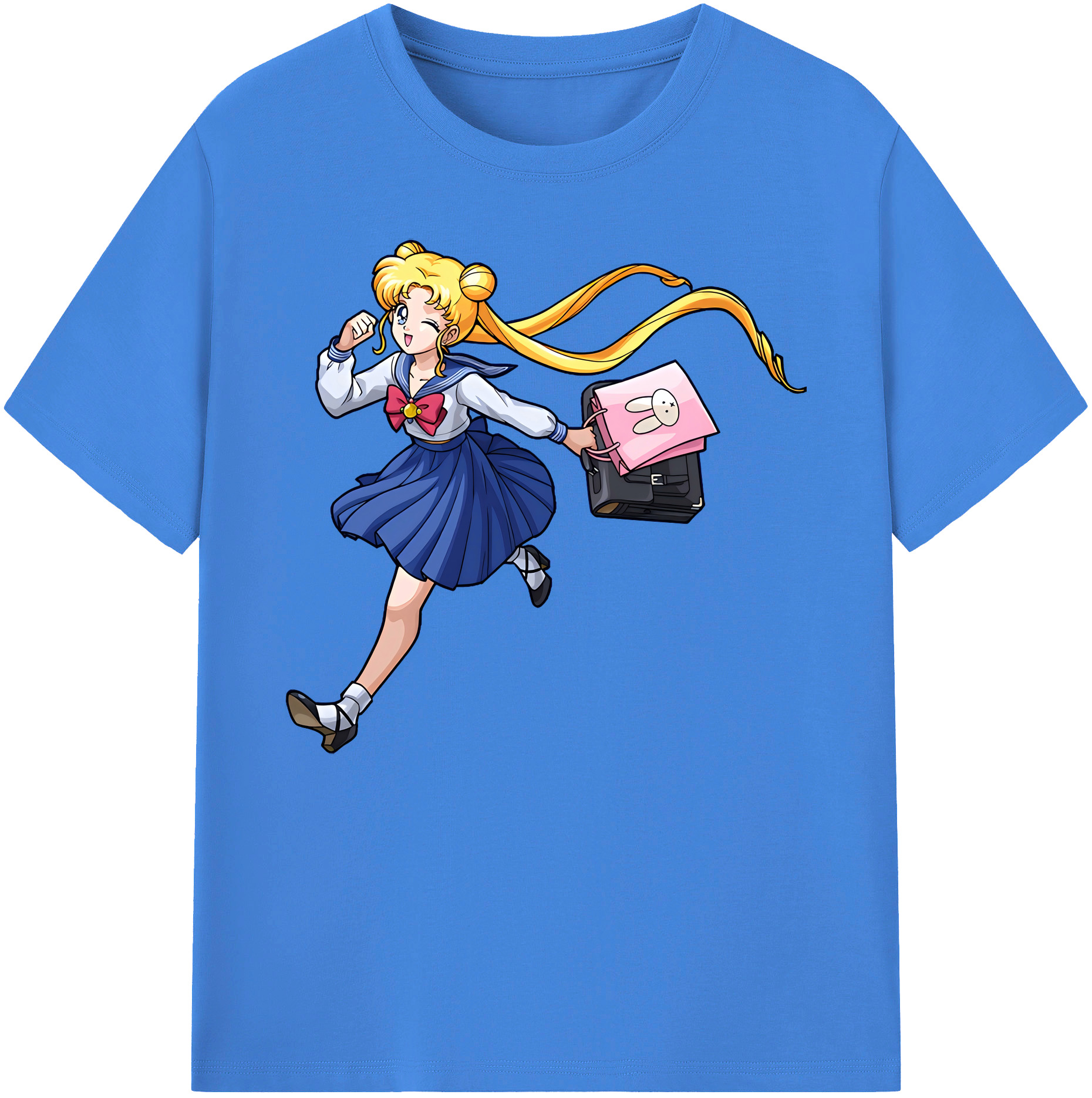 （画像用） 美少女戦士セーラームーン 愛野 美奈子 あいの みなこ Sailor Moon Aino Minako 綿100％ メンズ半袖Tシャツ｜肌触りやわらか＆通気性