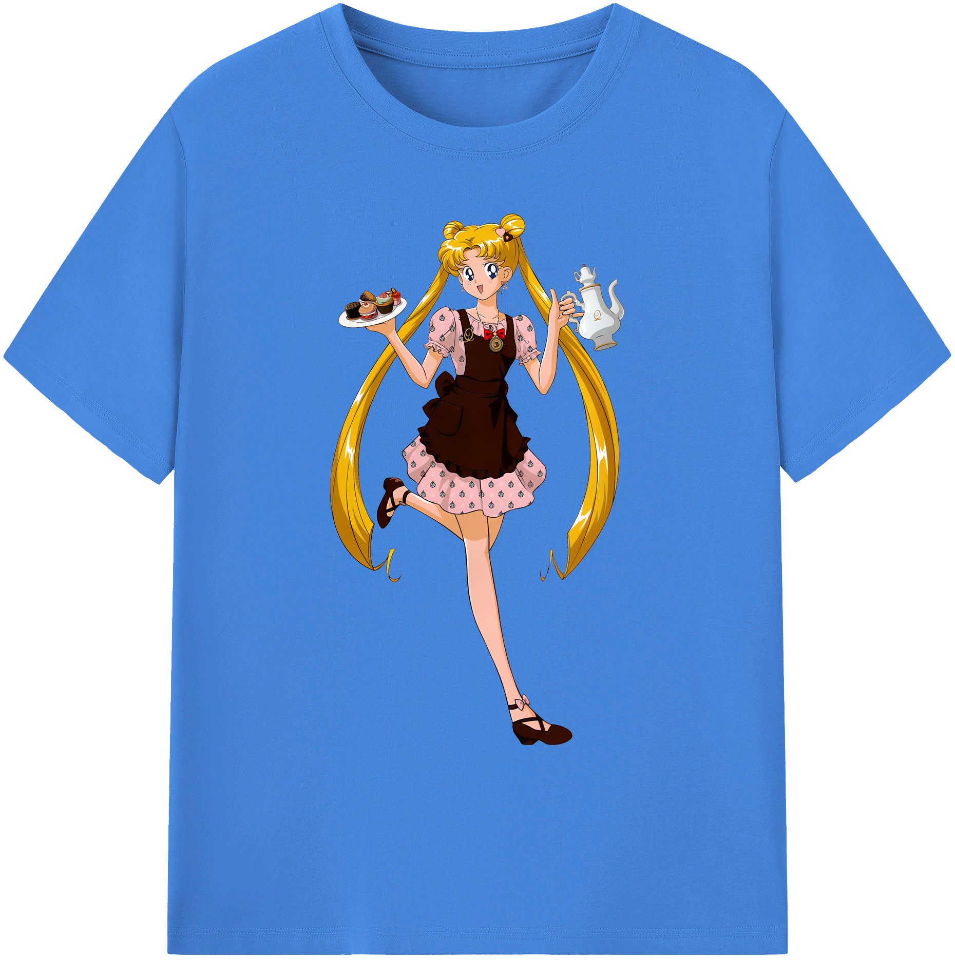 （画像用） 美少女戦士セーラームーン 愛野 美奈子 あいの みなこ Sailor Moon Aino Minako 綿100％ メンズ半袖Tシャツ｜肌触りやわらか＆通気性