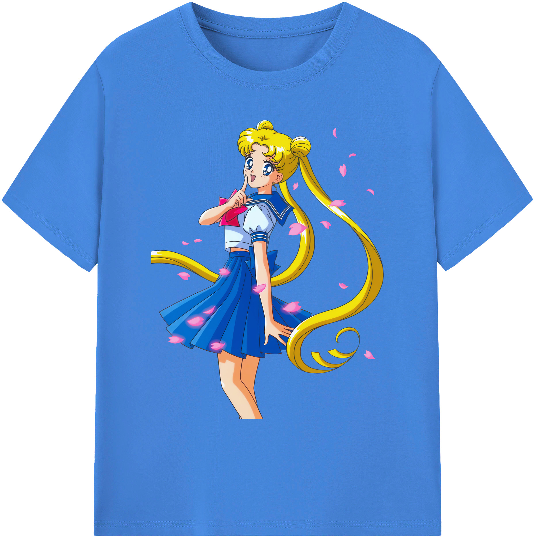 （画像用） 美少女戦士セーラームーン 愛野 美奈子 あいの みなこ Sailor Moon Aino Minako 綿100％ メンズ半袖Tシャツ｜肌触りやわらか＆通気性
