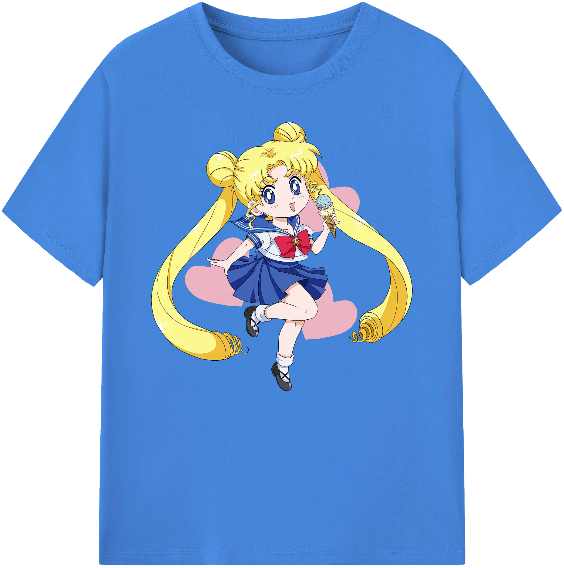 （画像用） 美少女戦士セーラームーン 愛野 美奈子 あいの みなこ Sailor Moon Aino Minako 綿100％ メンズ半袖Tシャツ｜肌触りやわらか＆通気性