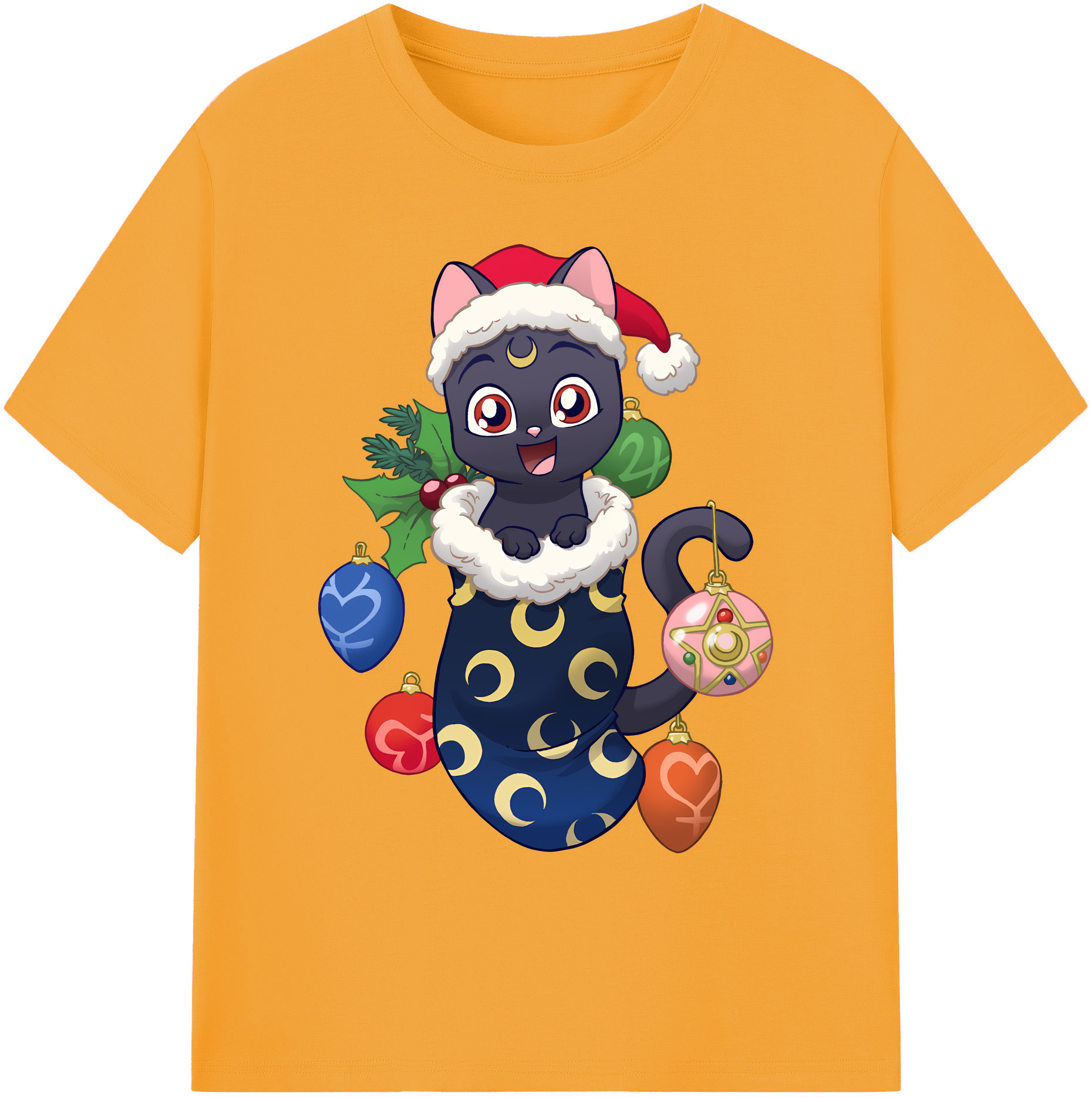 （画像用） 美少女戦士セーラームーン Sailor Moon 綿100％ メンズ半袖Tシャツ｜肌触りやわらか＆通気性