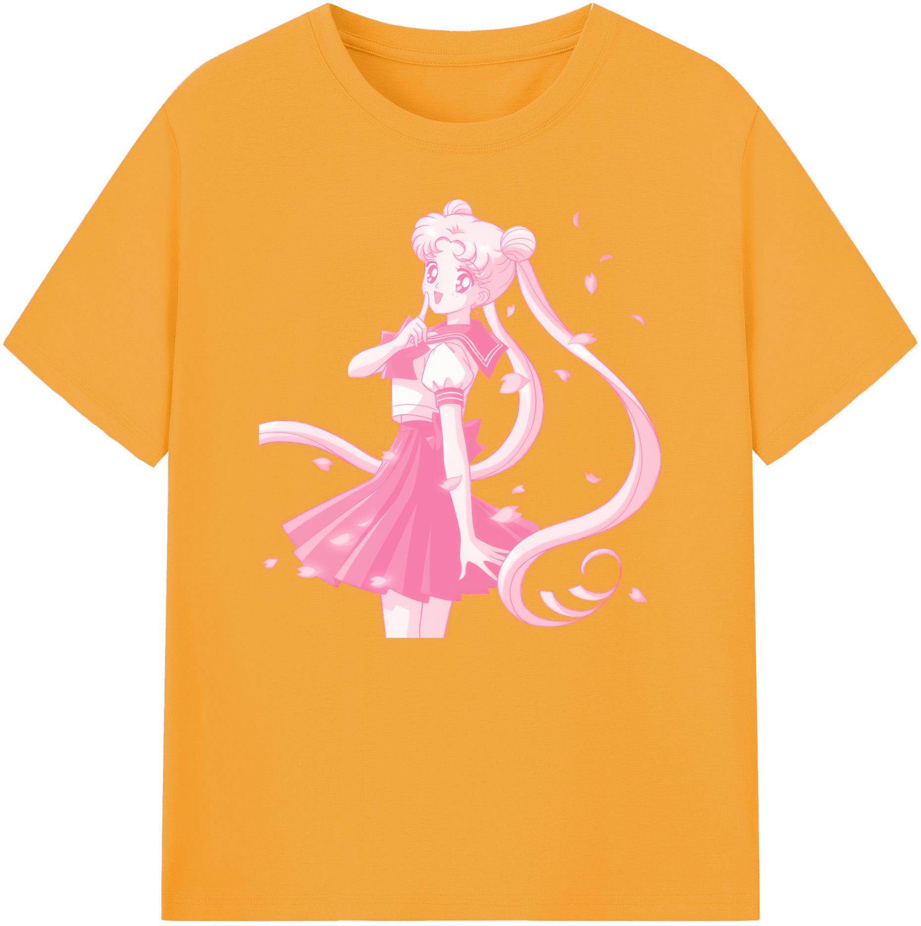 （画像用） 美少女戦士セーラームーン 愛野 美奈子 あいの みなこ Sailor Moon Aino Minako 綿100％ メンズ半袖Tシャツ｜肌触りやわらか＆通気性