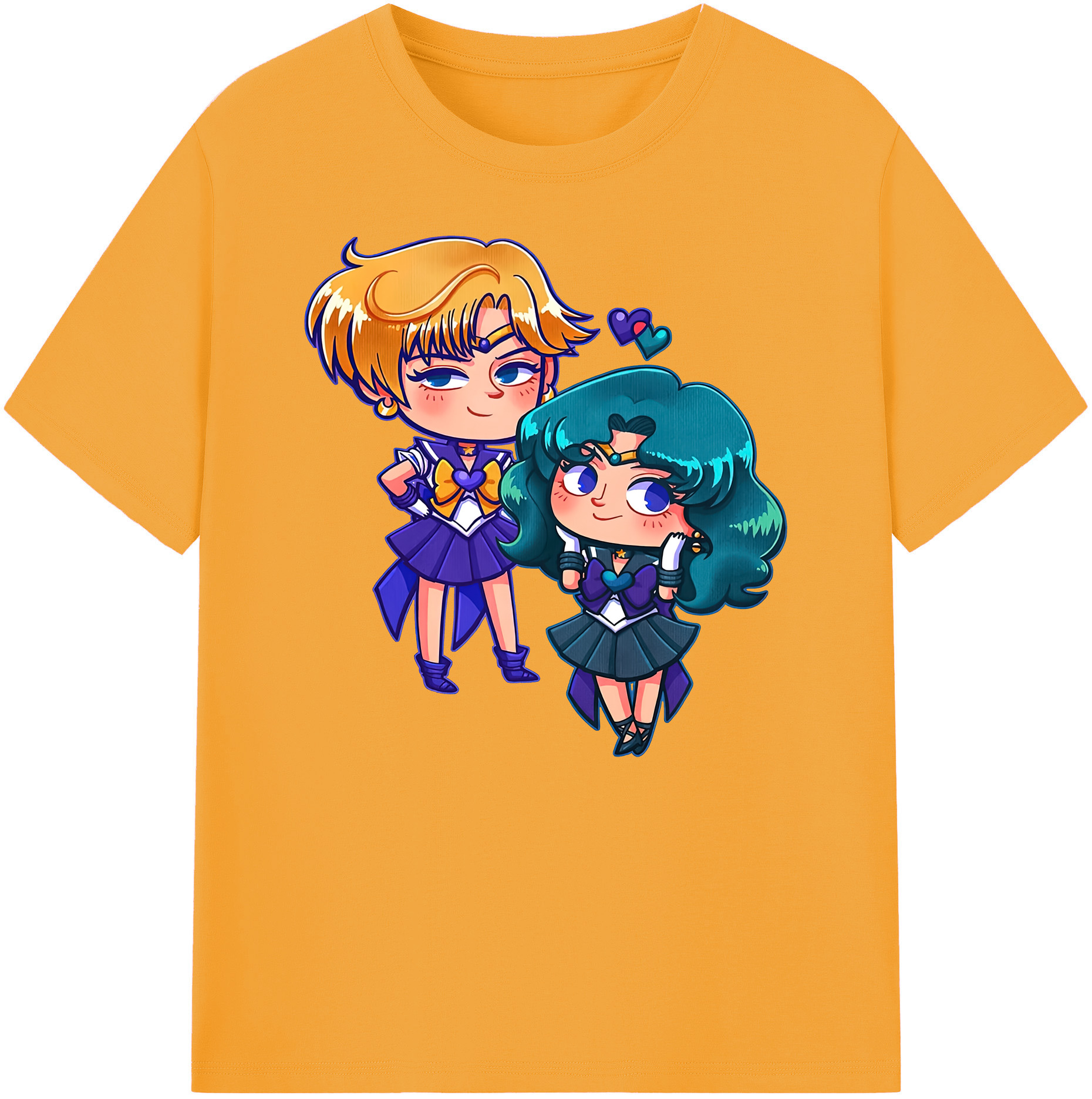 （画像用） 美少女戦士セーラームーン 天王はるか Sailor Moon Tenoh Haruka 綿100％ メンズ半袖Tシャツ｜肌触りやわらか＆通気性
