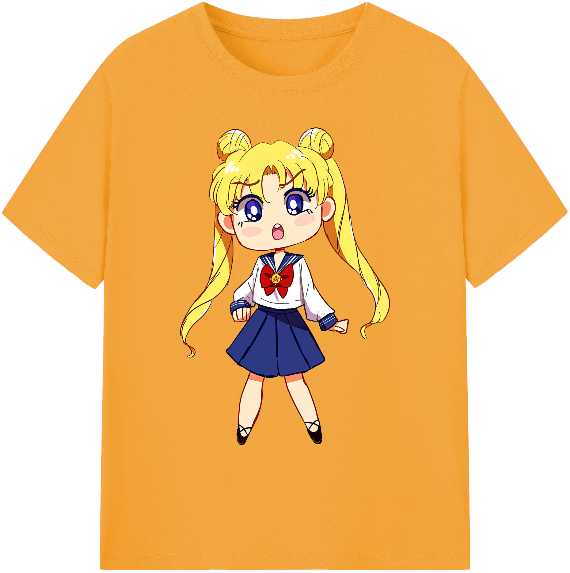 （画像用） 美少女戦士セーラームーン 愛野 美奈子 あいの みなこ Sailor Moon Aino Minako 綿100％ メンズ半袖Tシャツ｜肌触りやわらか＆通気性