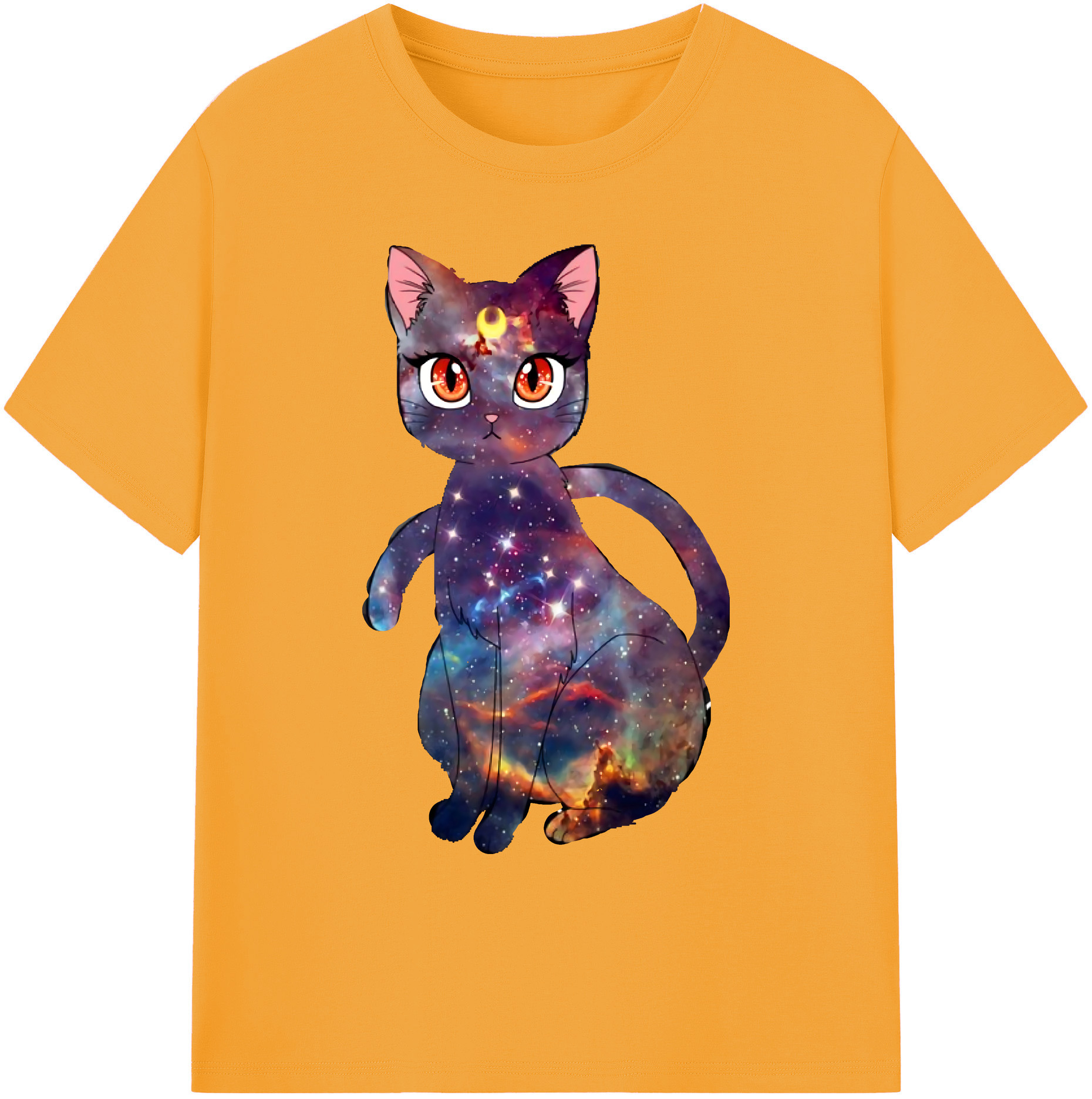 （画像用） 美少女戦士セーラームーン Sailor Moon 綿100％ メンズ半袖Tシャツ｜肌触りやわらか＆通気性