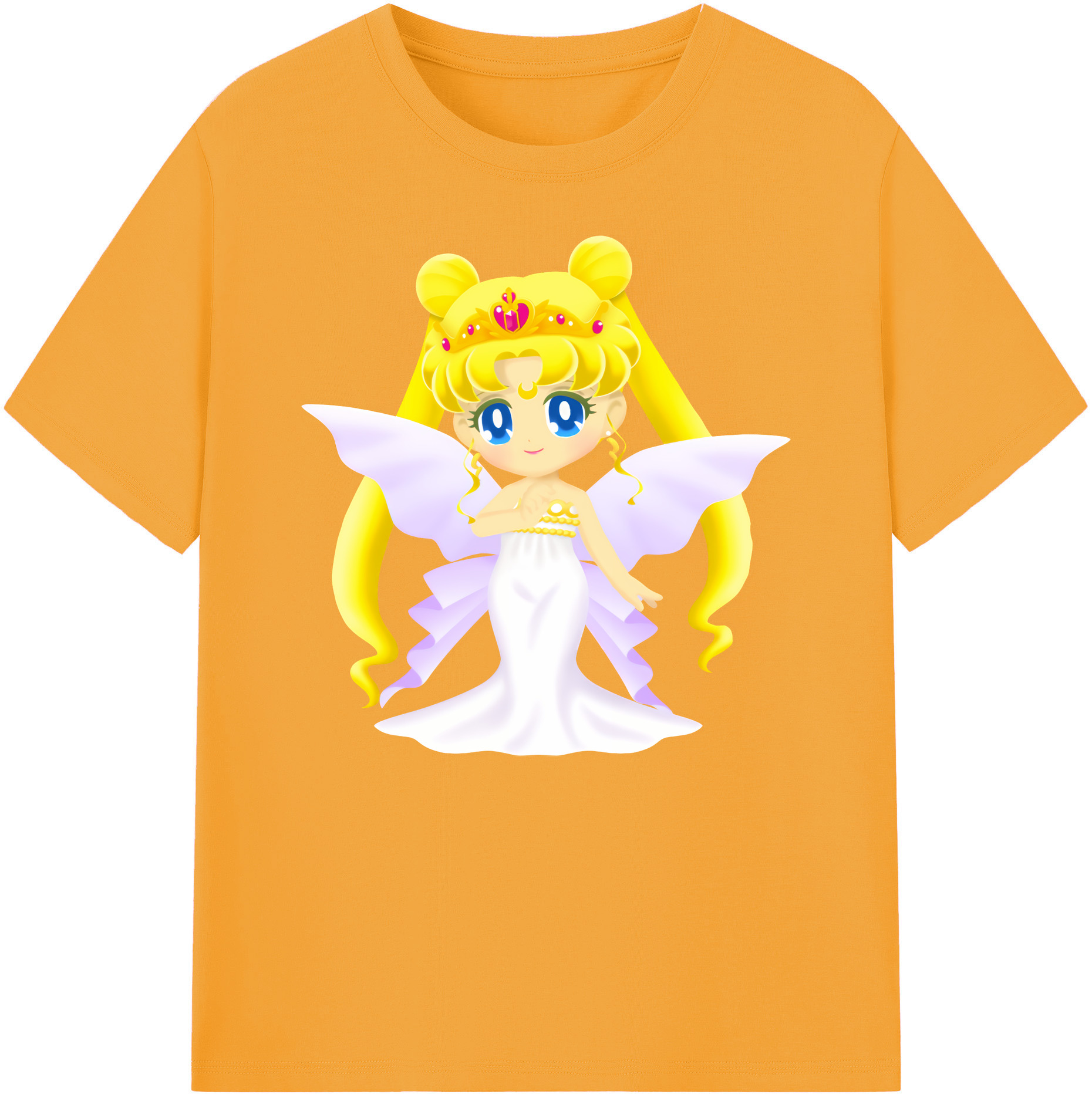 （画像用） 美少女戦士セーラームーン 愛野 美奈子 あいの みなこ Sailor Moon Aino Minako 綿100％ メンズ半袖Tシャツ｜肌触りやわらか＆通気性