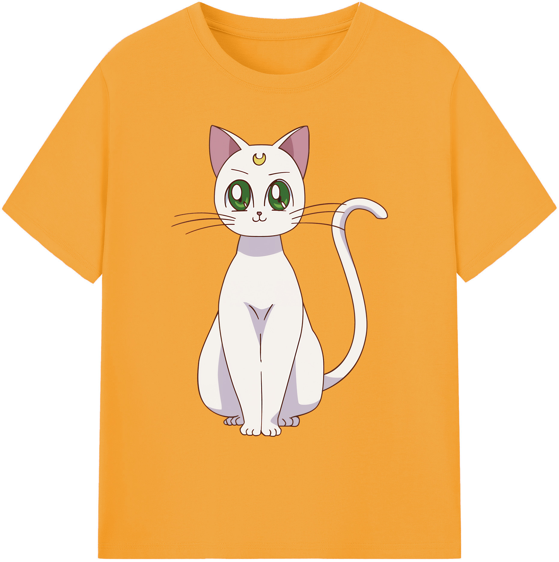 （画像用） 美少女戦士セーラームーン Sailor Moon 綿100％ メンズ半袖Tシャツ｜肌触りやわらか＆通気性