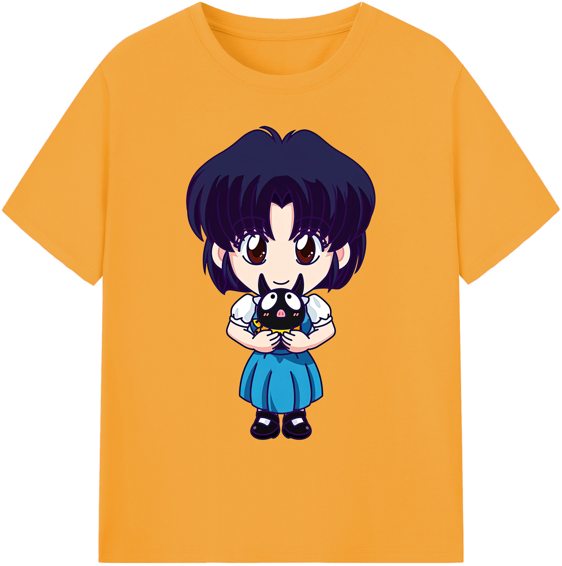 （画像用） 美少女戦士セーラームーン 水野 亜美 みずの あみ Sailor Moon Mizuno Ami 綿100％ メンズ半袖Tシャツ｜肌触りやわらか＆通気性