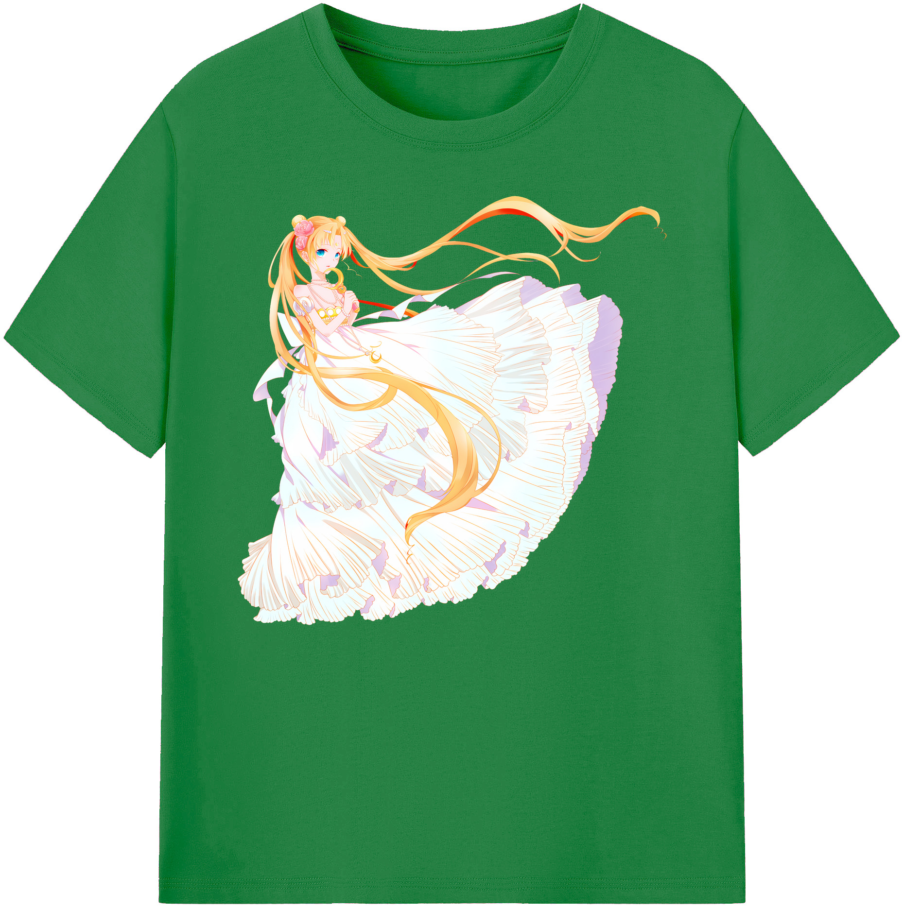 （画像用） 美少女戦士セーラームーン 愛野 美奈子 あいの みなこ Sailor Moon Aino Minako 綿100％ メンズ半袖Tシャツ｜肌触りやわらか＆通気性